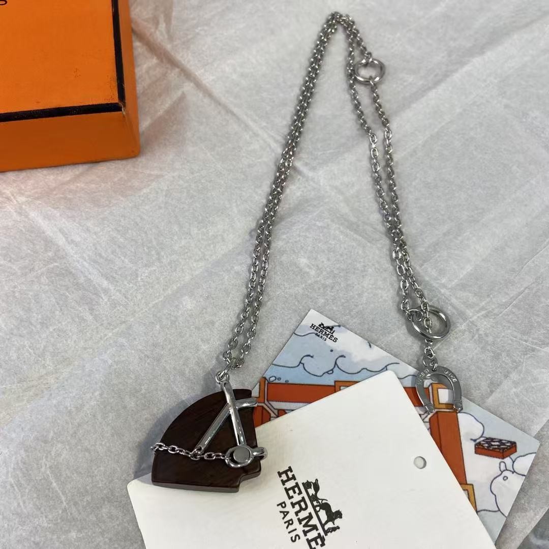 <p>HERMES 马头项链</p>