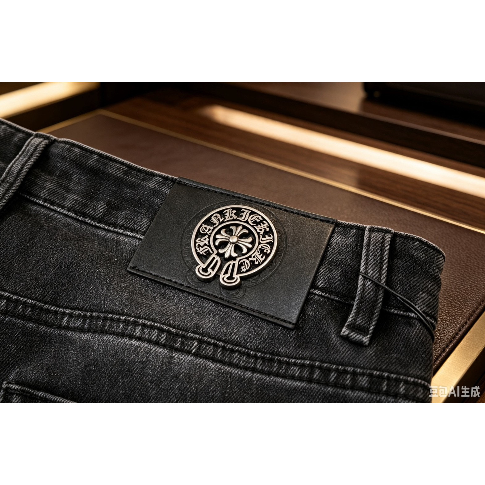 <p>CHROME HEARTS&nbsp;<span style="font-size:13px">欧洲专柜新款修身小直筒牛仔裤</span></p>