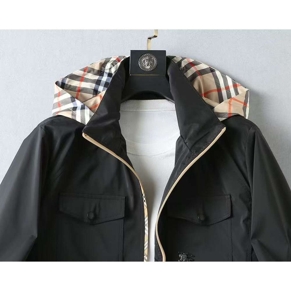 <p>BURBERRY 男士夹克外套(黑)</p>