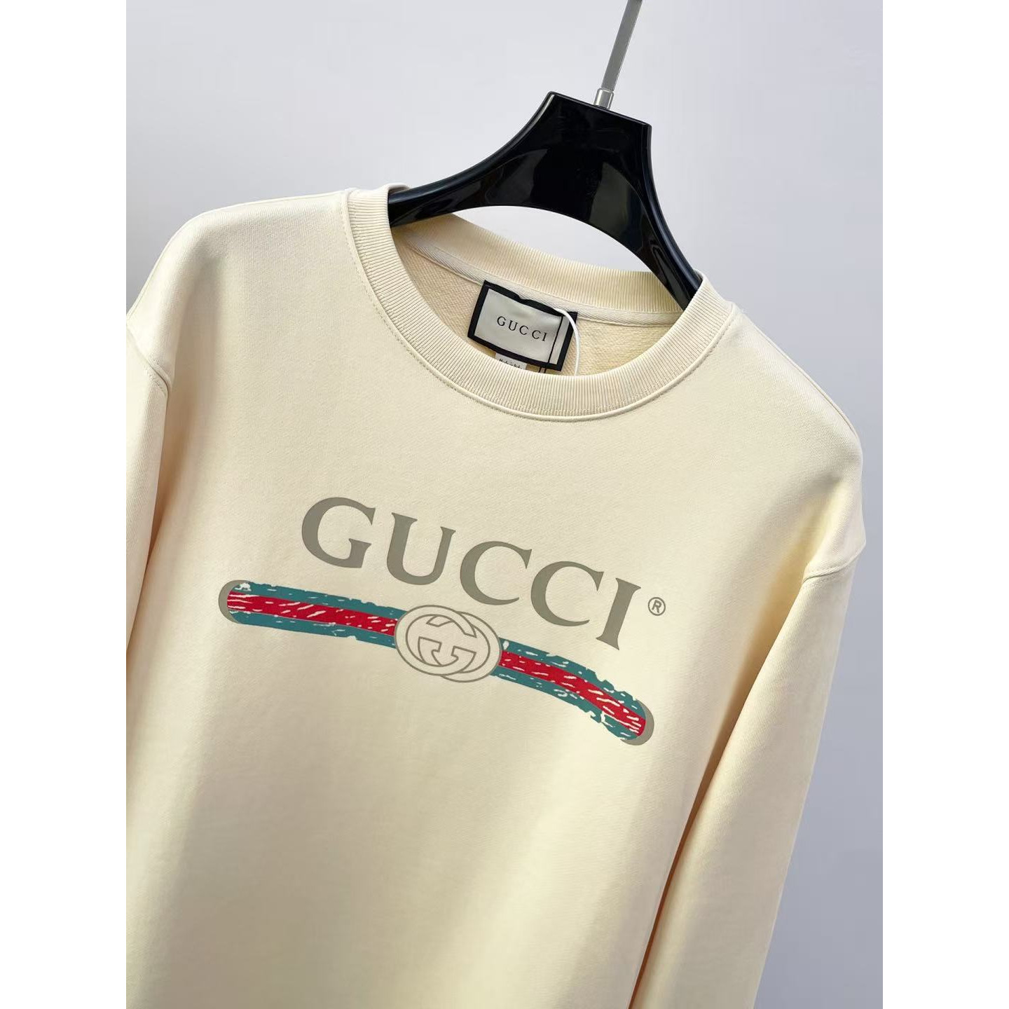 <p>GUCCI 圆领卫衣(卡其)</p>