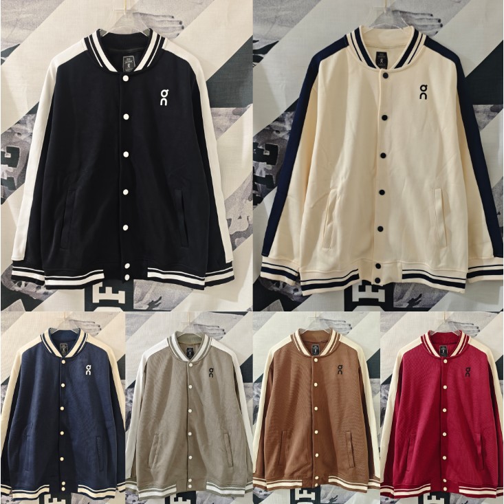 <p>On 長袖棒球服夾克外套(咖啡色)</p>