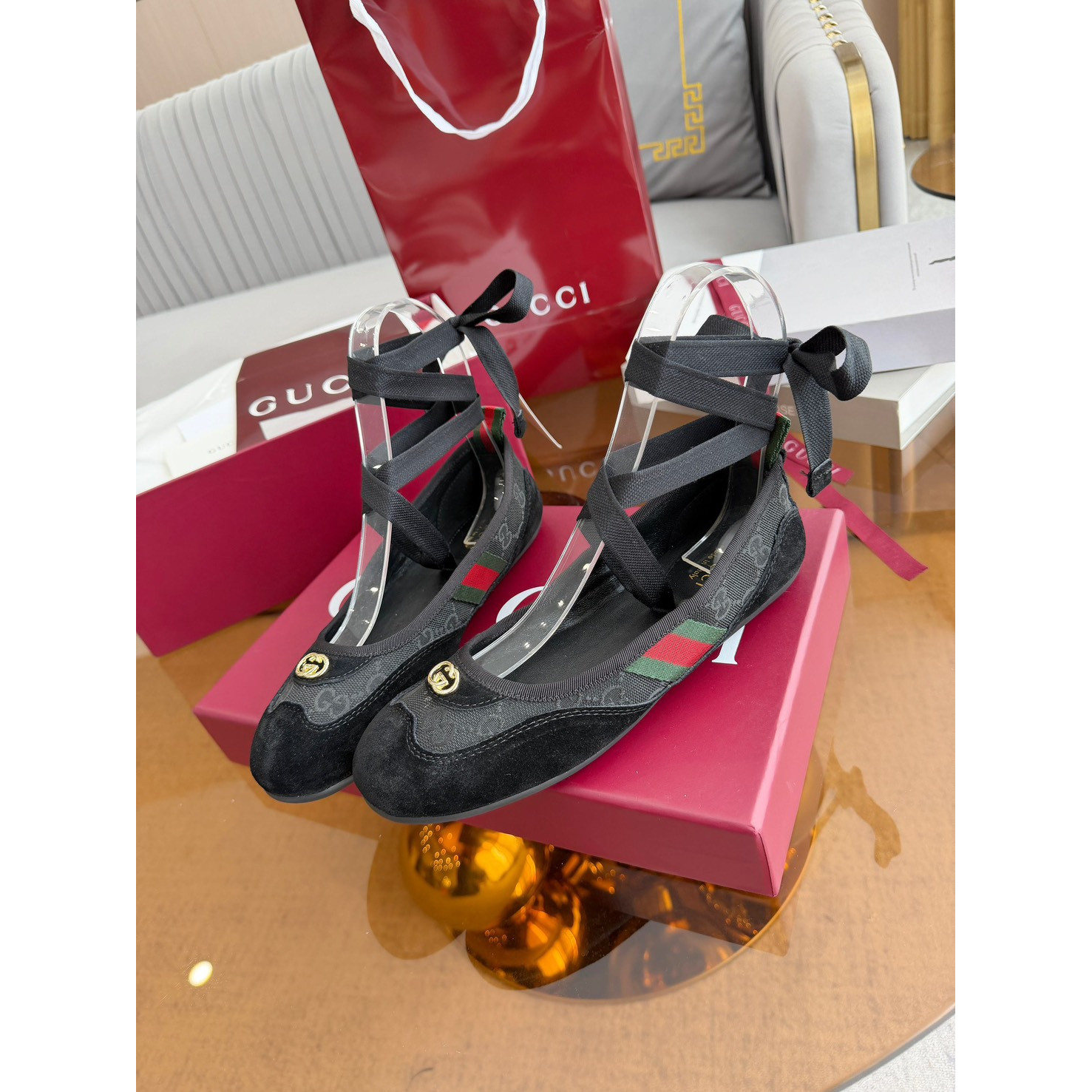 <p>GUCCI 驾车便鞋&amp;舞蹈鞋(黑)</p>