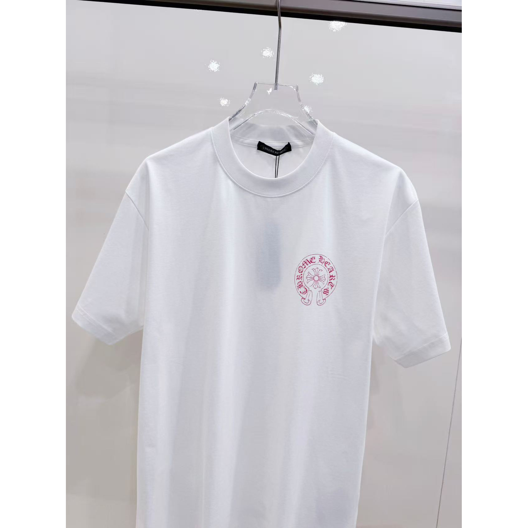 <p>CHROME HEARTS 印花logo短袖T恤(白)</p>