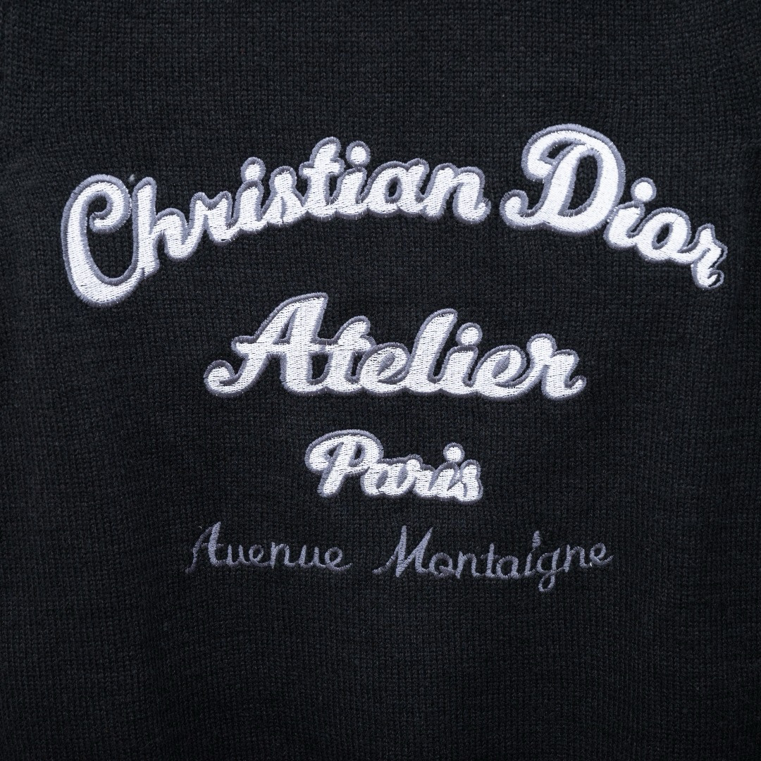 <p>DIOR 针织长袖毛衣(黑)</p>