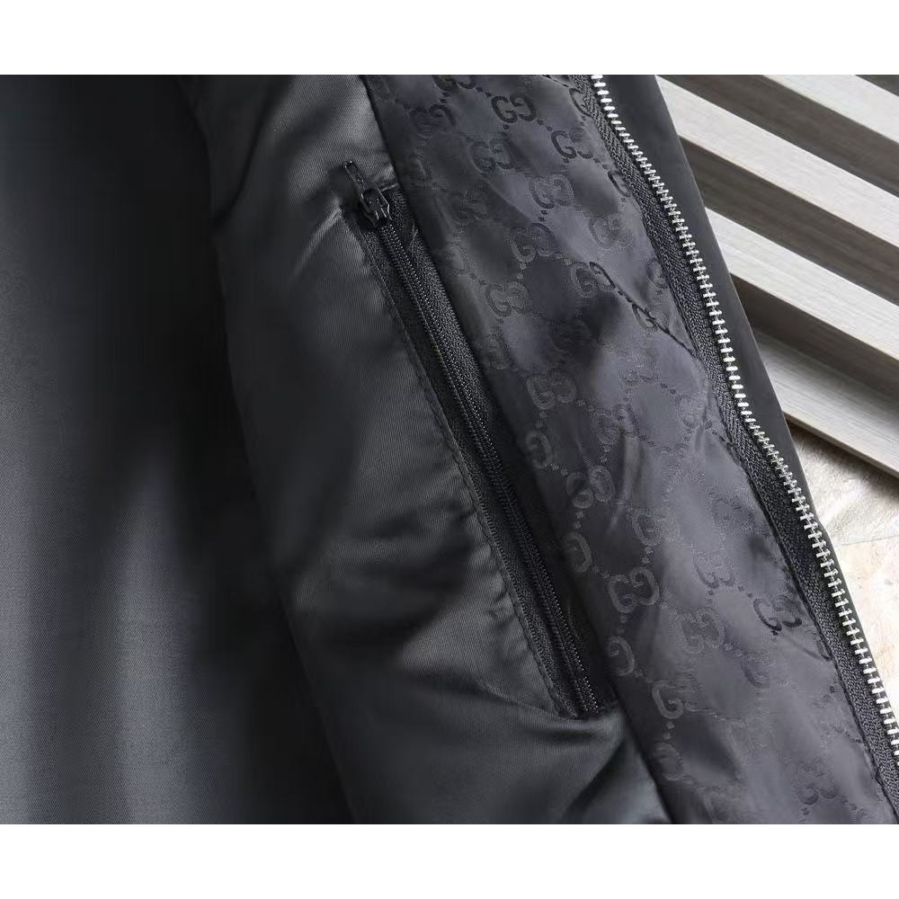 <p>GUCCI&nbsp;男士夹克外套(黑)</p>