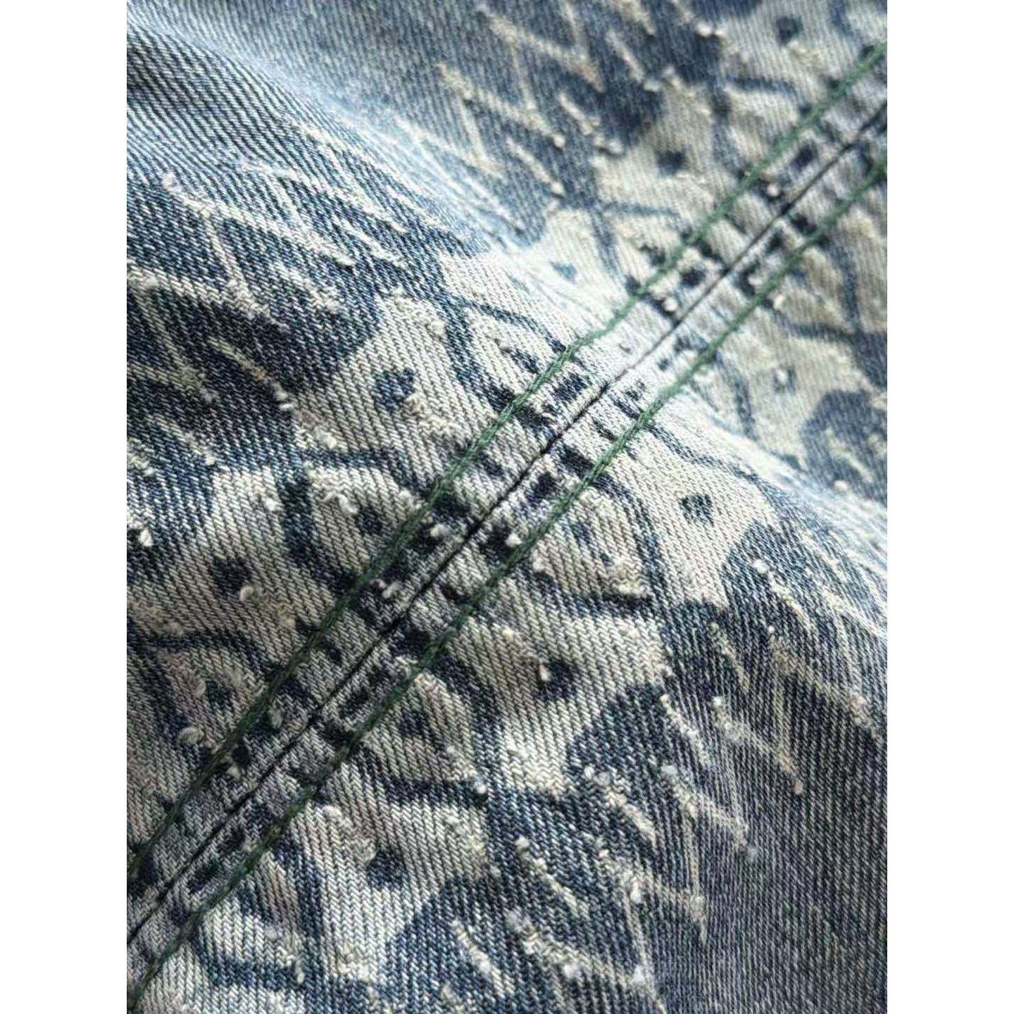<p>FENDI 四季款经典牛仔裤直筒长裤(藍)</p>