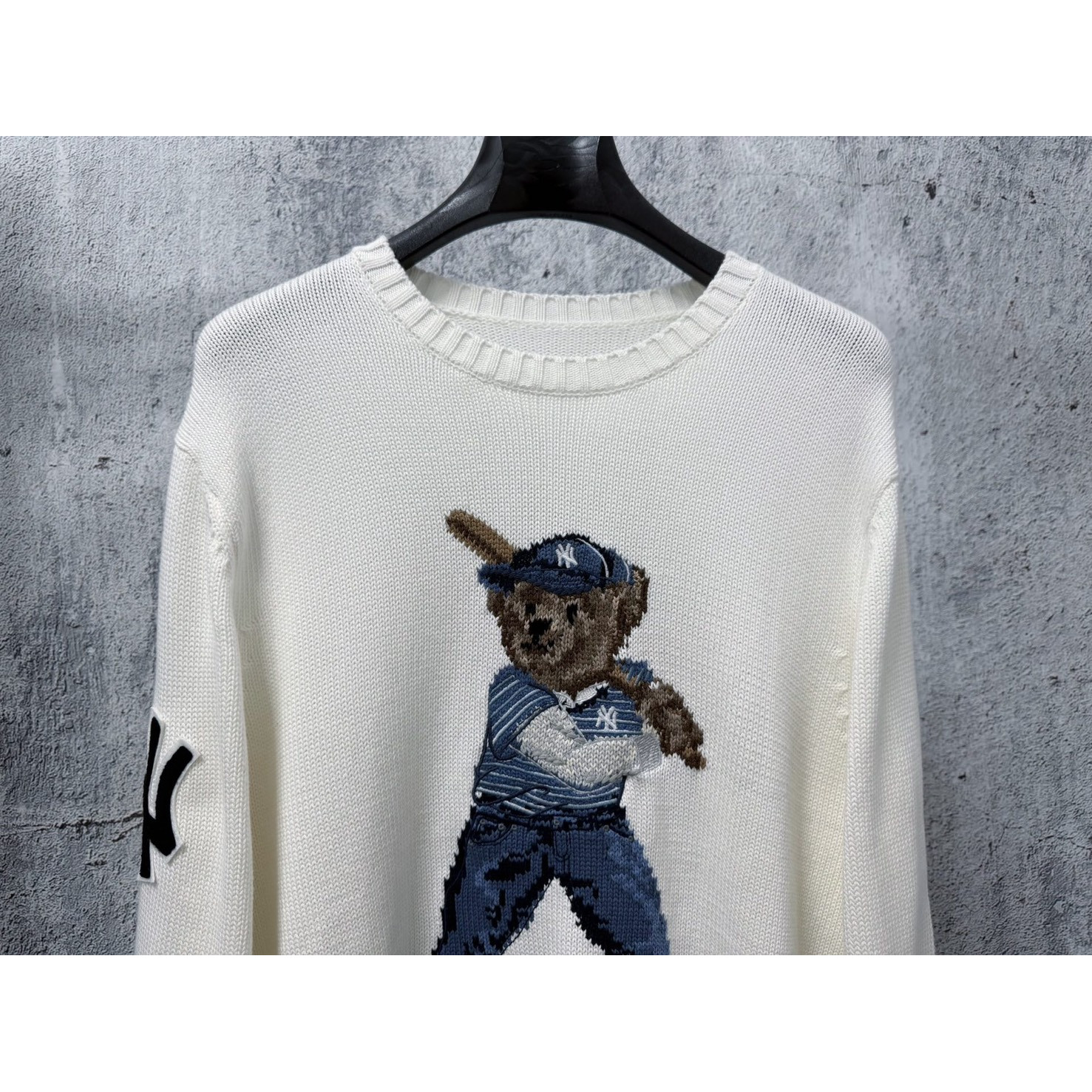 <p>Ralph Lauren 宽松版棉圆领针织衫(白)</p>