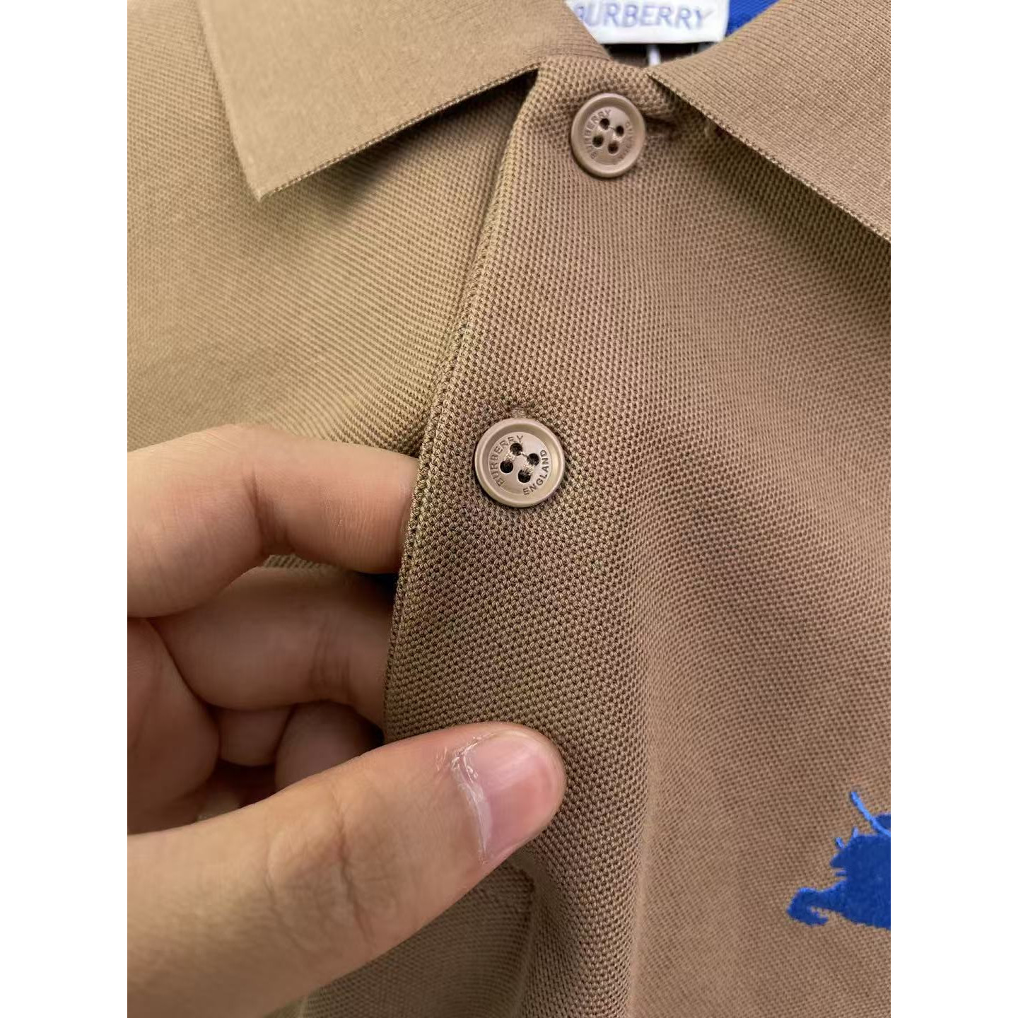 <p>BURBERRY 长袖Polo衫(棕)</p>