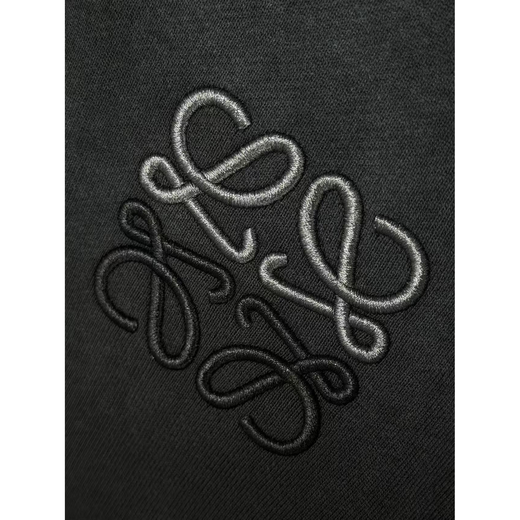 <p>Loewe 洗水圆领卫衣(黑色)</p>