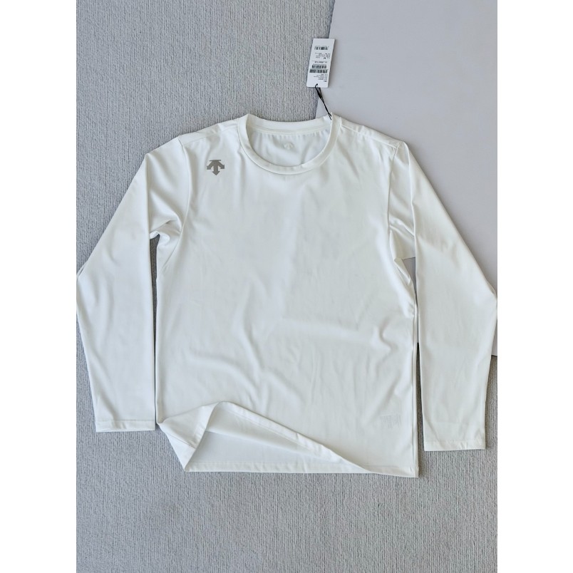 <p>DESCENTE ESSENTIAL系列 長袖T恤(白)</p>