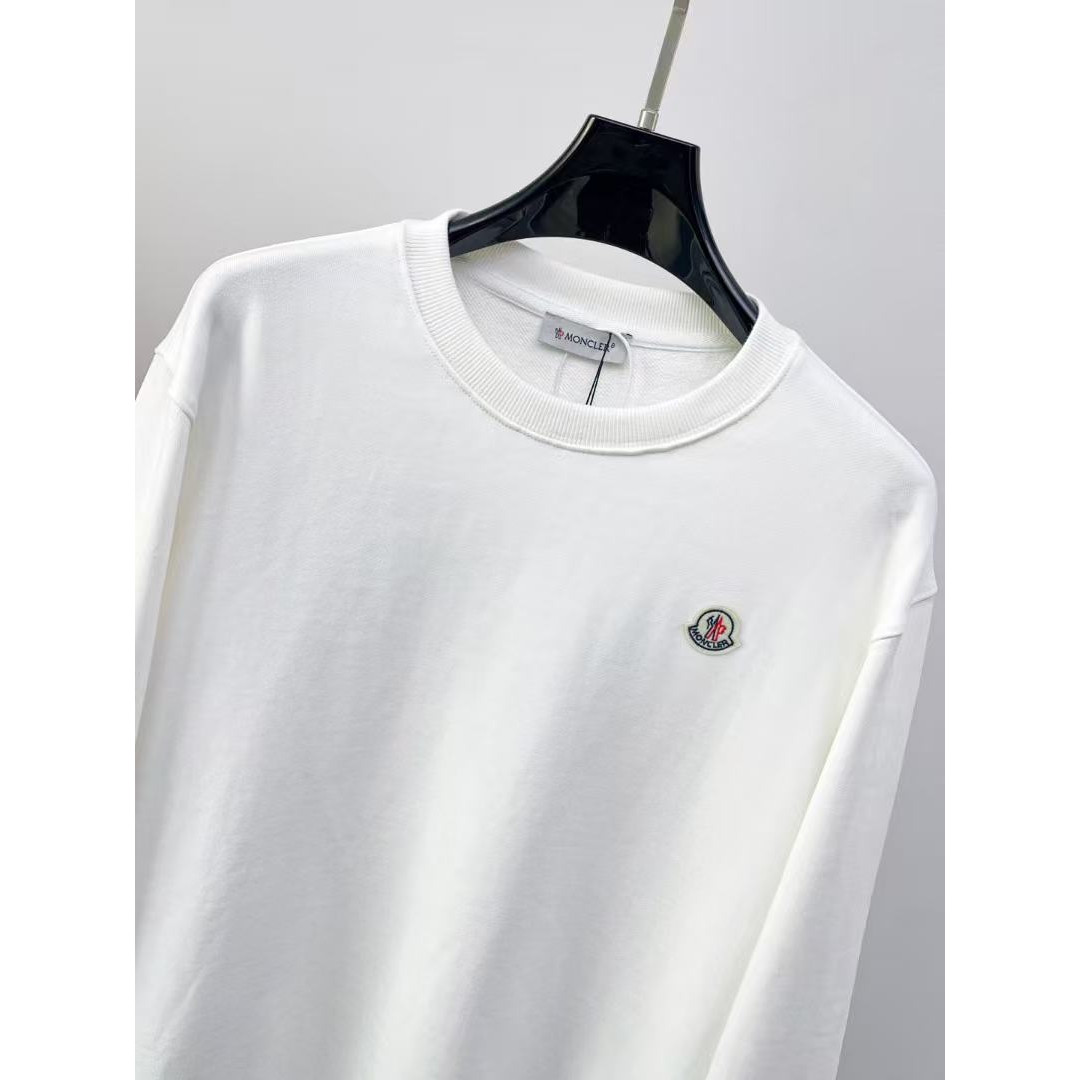 <p>MONCLER 圆领卫衣(白)</p>