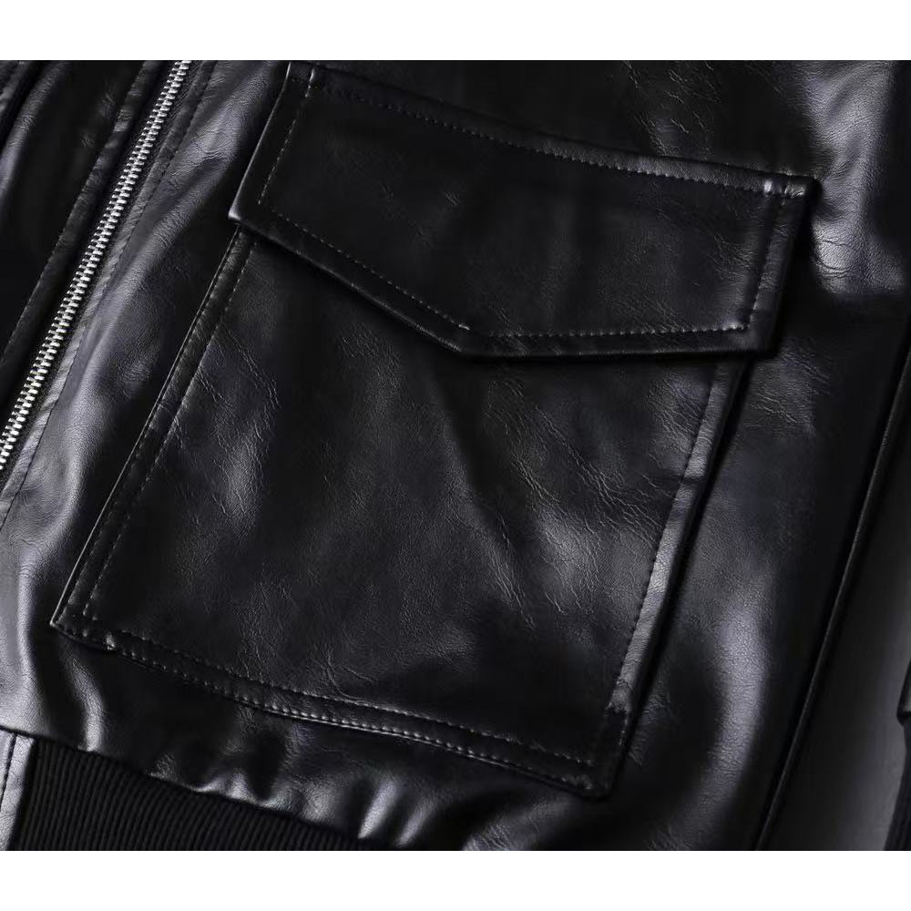 <p>BURBERRY 男士皮夹克外套(黑)</p>