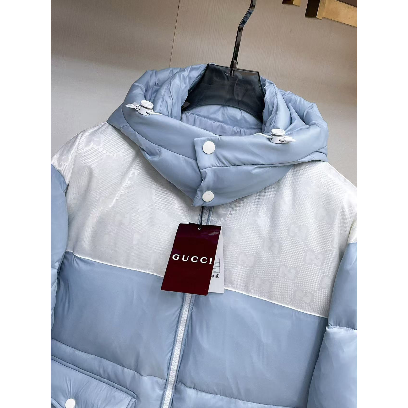 <p>GUCCI 秋冬新款羽绒服(藍)</p>