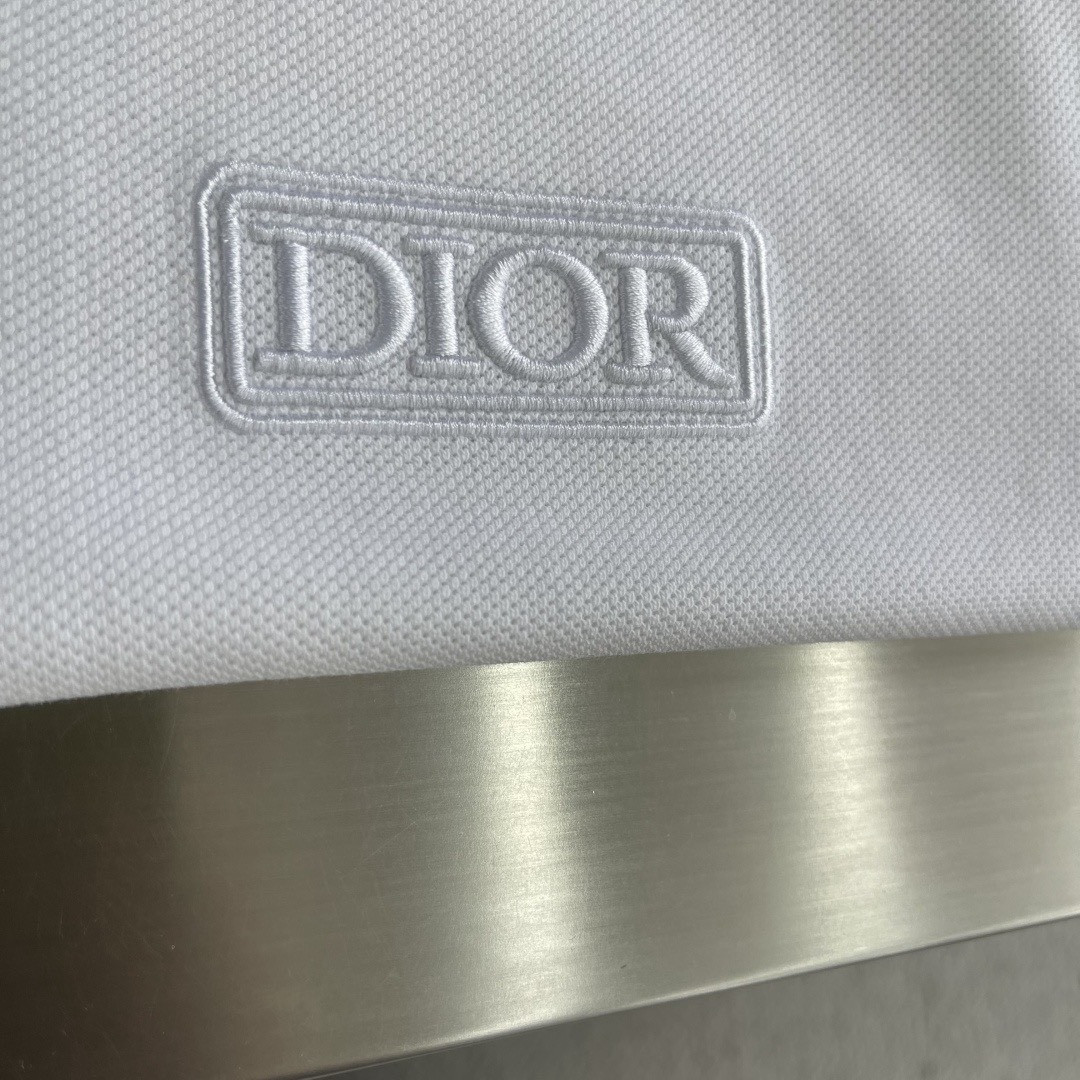 <p>DIOR&nbsp;短袖翻领polo衫(白)</p>