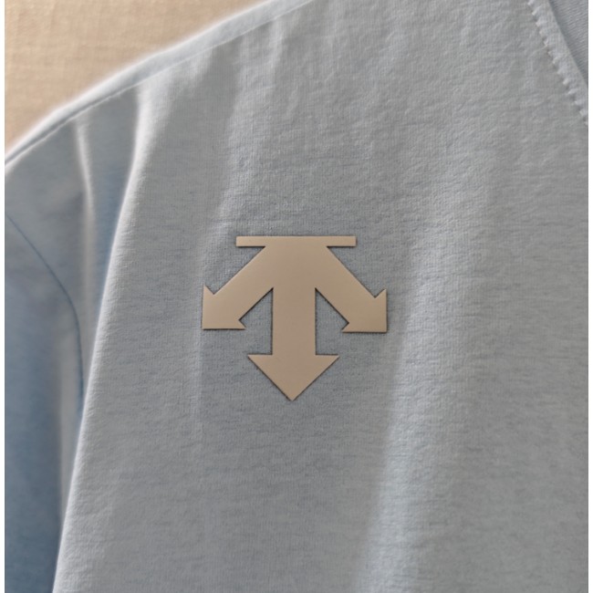 <p>DESCENTE 反光銀LOGO速乾短袖T恤(寶寶藍)</p>
