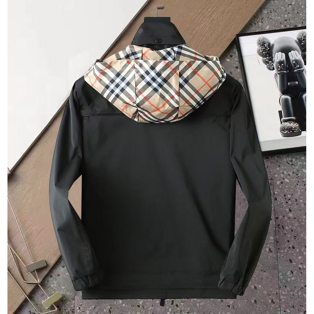 <p>BURBERRY 男士夹克外套(黑)</p>