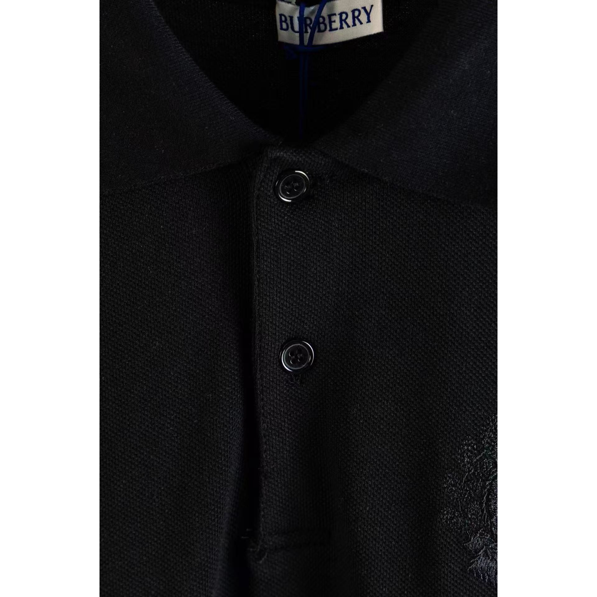 <p>BURBERRY 胸口战马微标刺绣衫(黑B005)</p>
