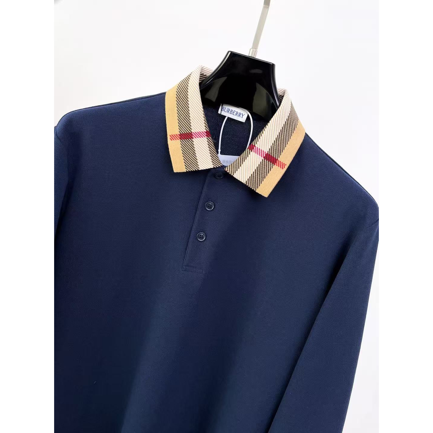 <p>BURBERRY 长袖Polo衫(藍)</p>
