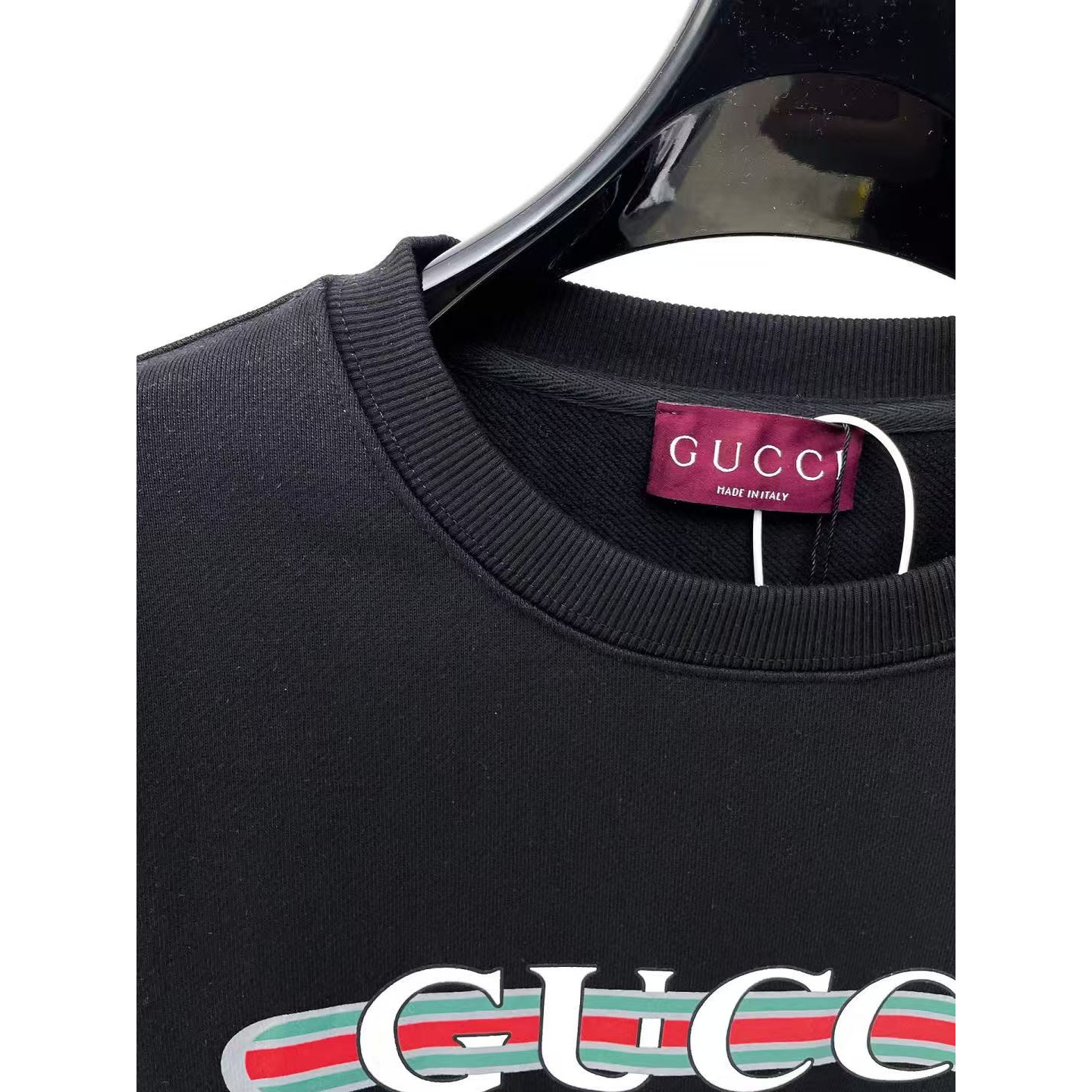 <p>GUCCI 圆领卫衣(黑)</p>