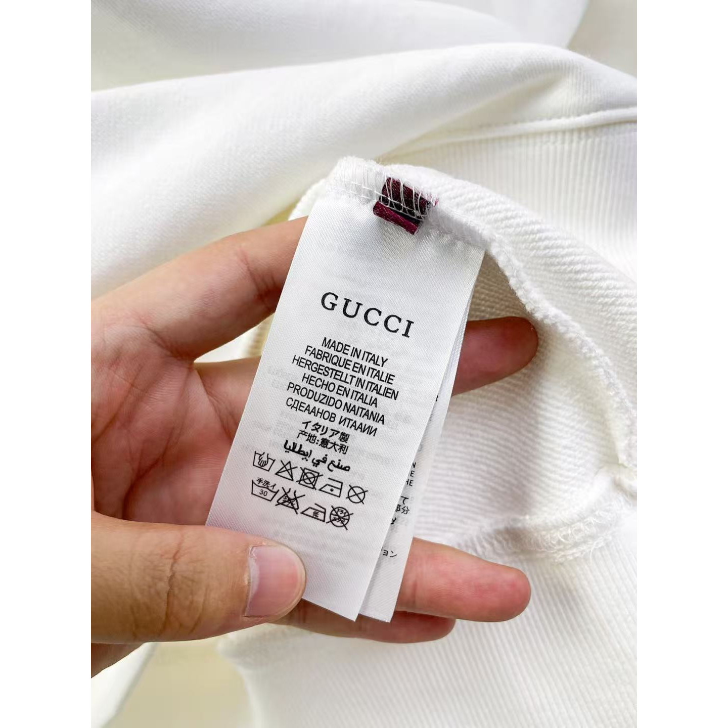 <p>GUCCI 圆领卫衣(白)</p>