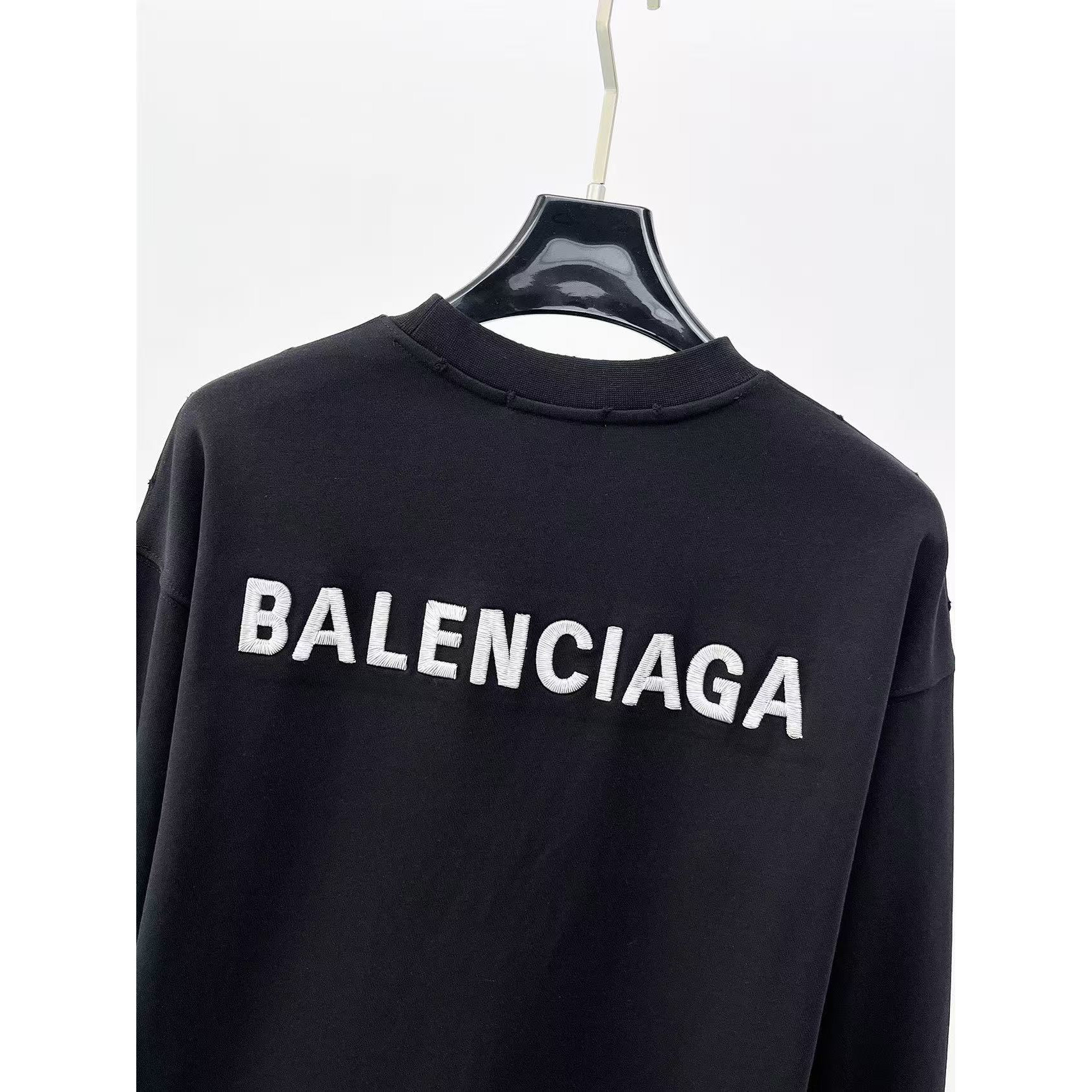 <p>Balenciaga 圓領長袖T恤(黑)</p>