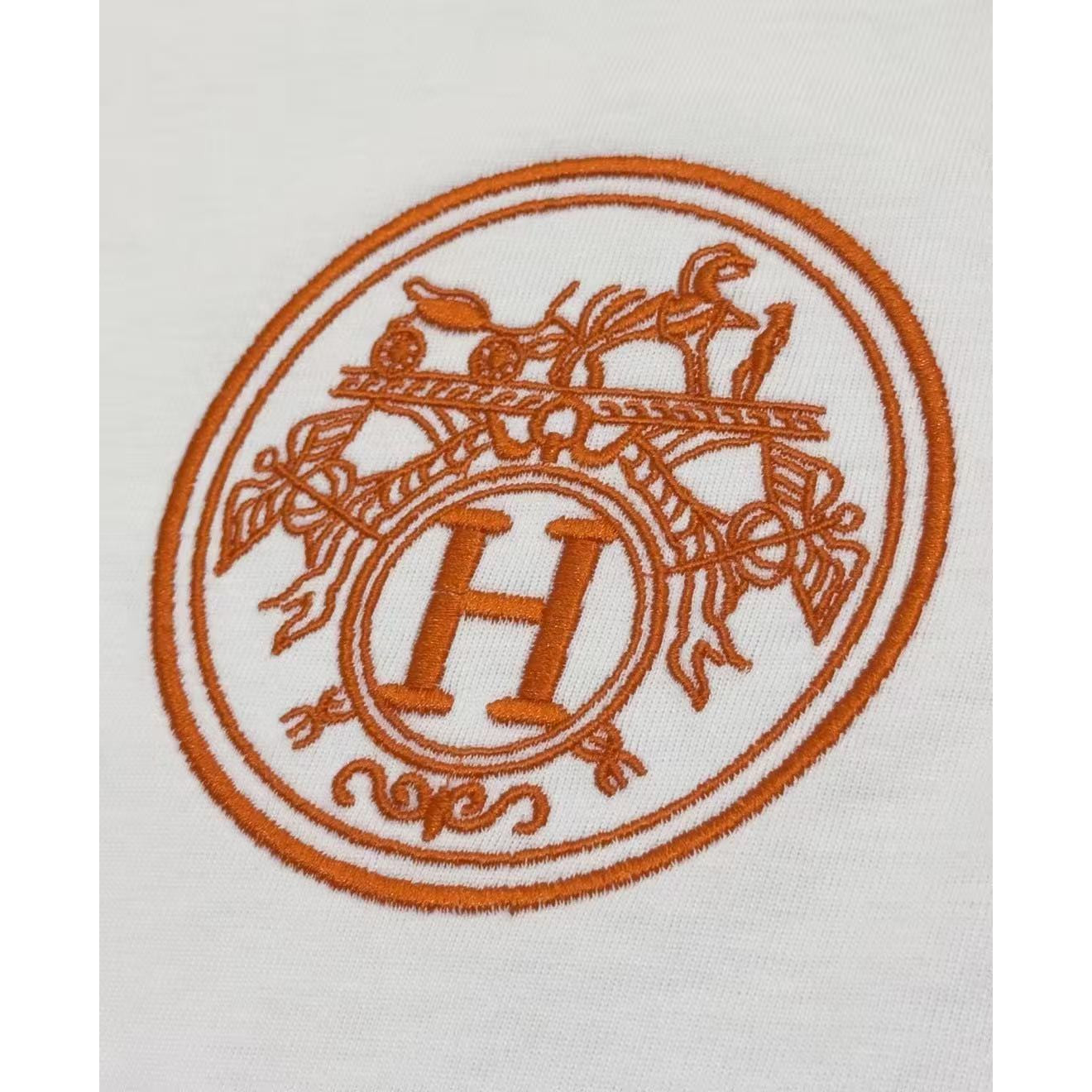 <p>Hermes 长袖卫衣T恤(白)</p>
