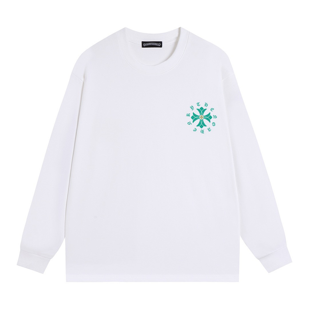 <p>CHROME HEARTS 长袖T恤(白)</p>