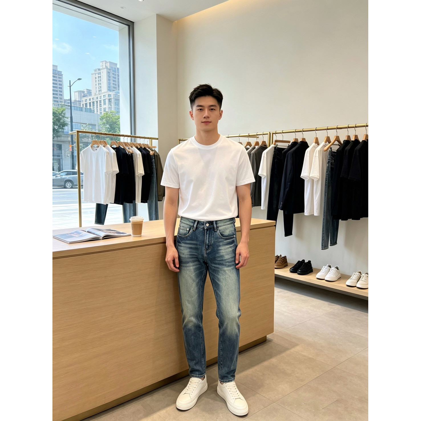 <p>Burberry&nbsp;休闲牛仔裤</p>