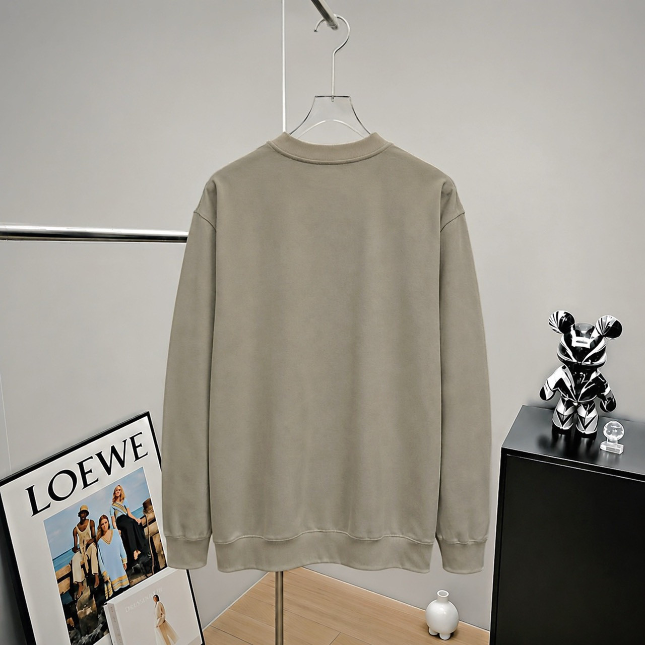 <p>BURBERRY logo图案绣花长袖(咖啡色)</p>