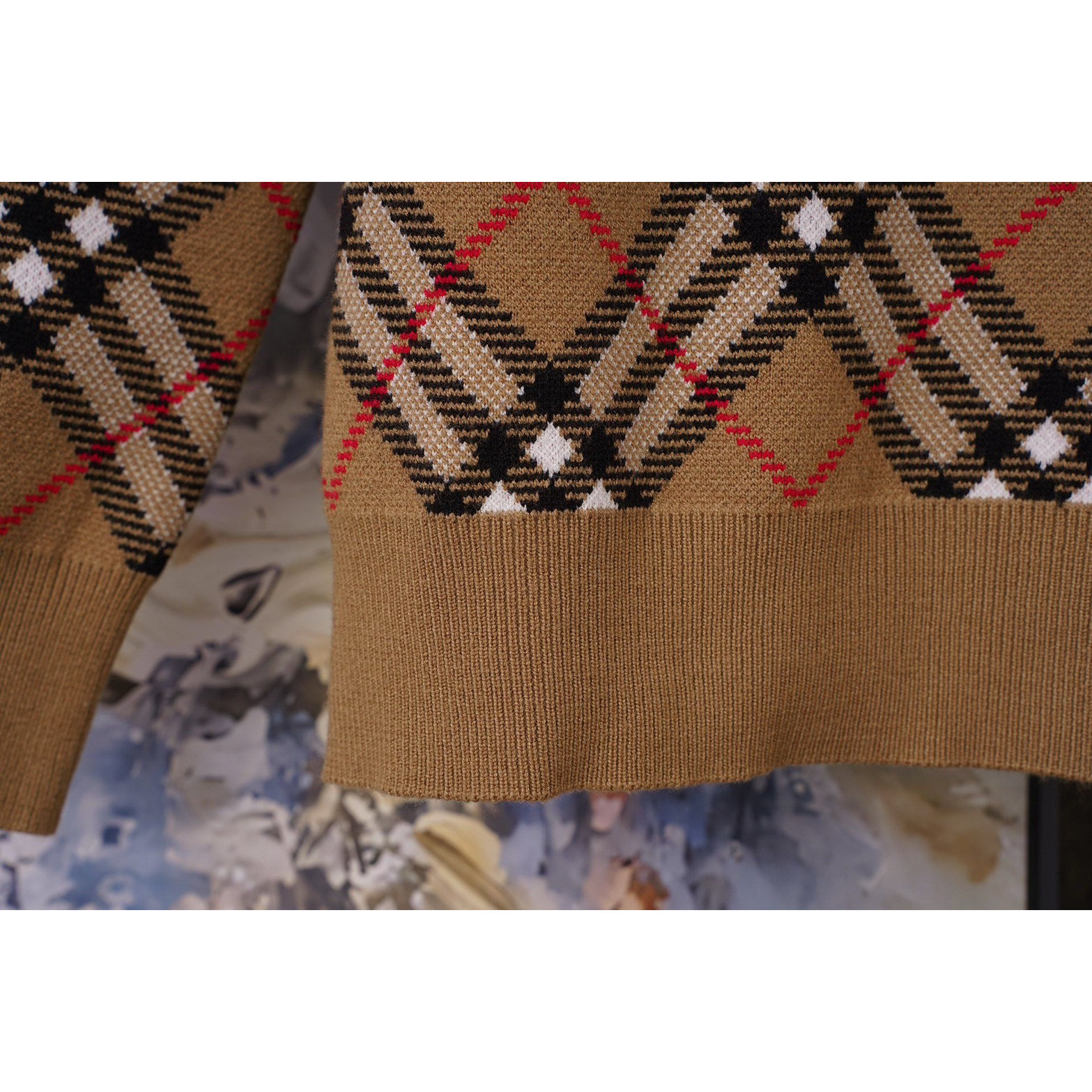 <p>Burberry 圆领针织羊毛衫(X22)</p>
