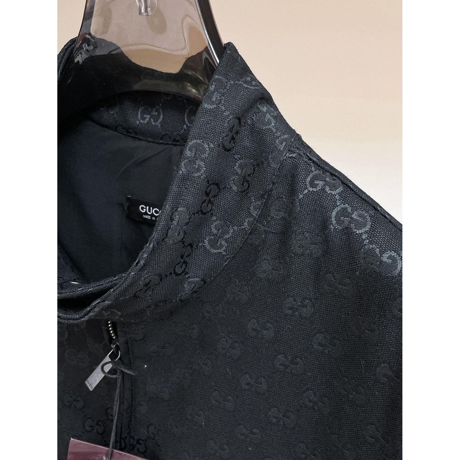 <p>GUCCI 男士夹克外套(黑)</p>