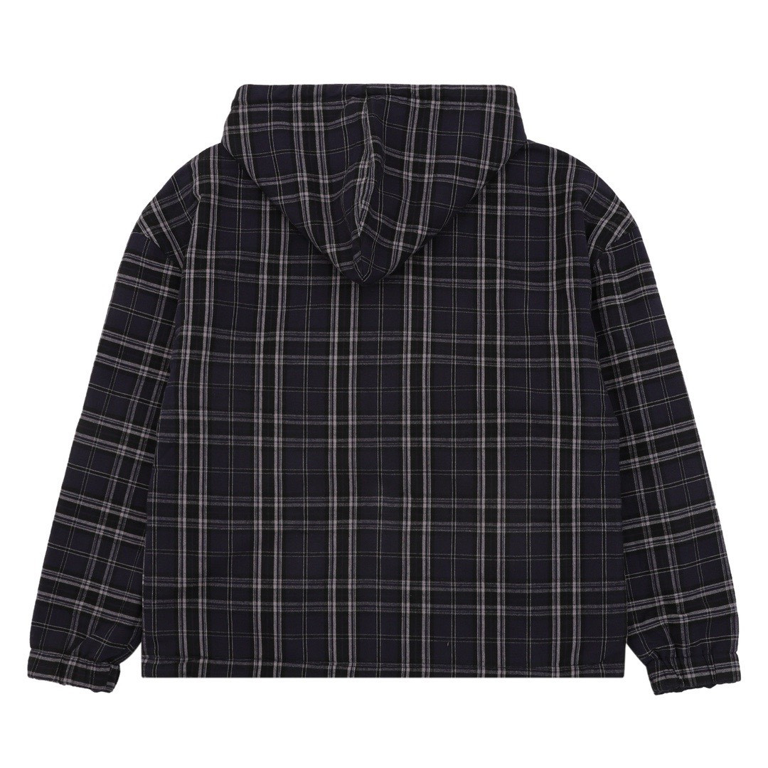 <p>Balenciaga 格纹贴布字母拉链外套</p>