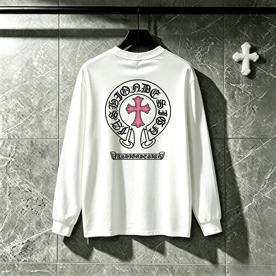 <p>CHROME HEARTS 长袖T恤(白)</p>