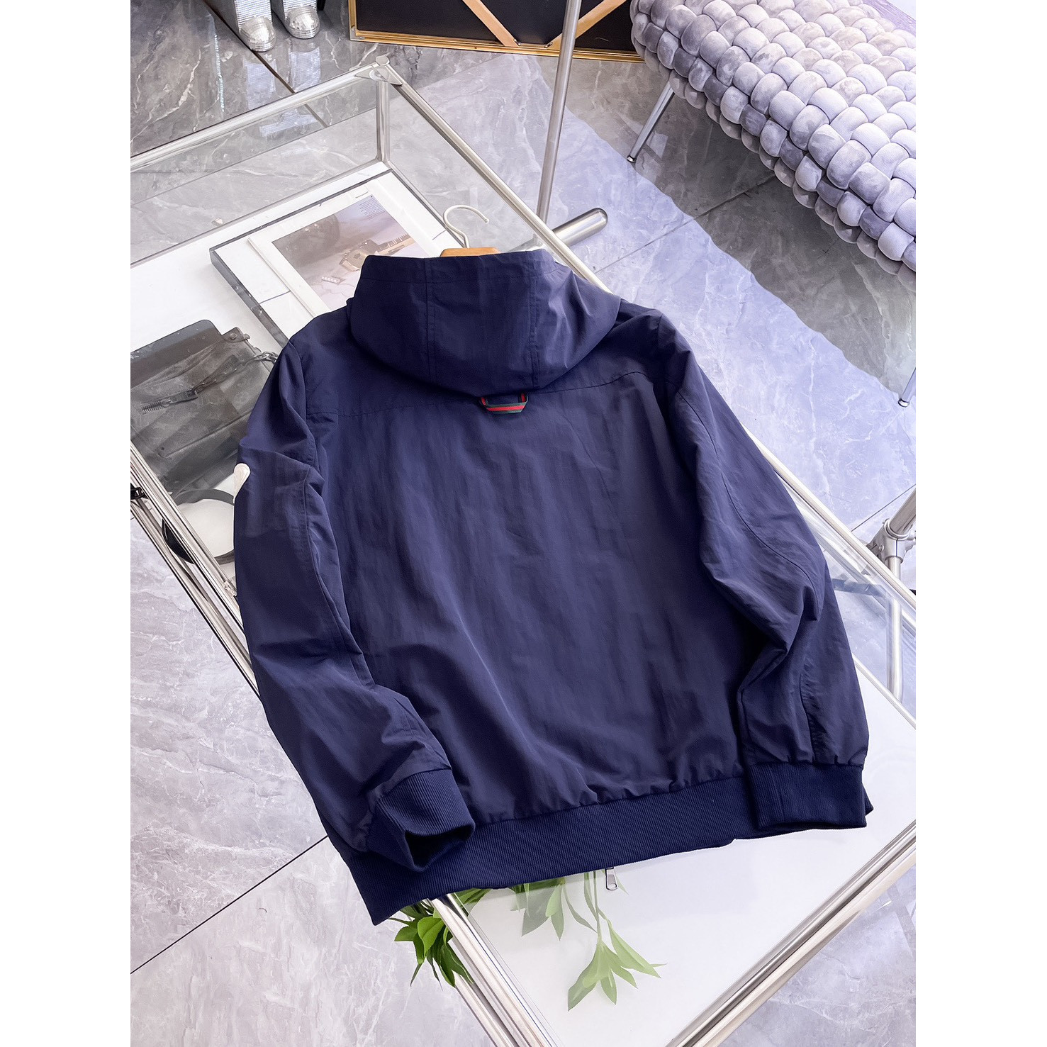 <p>GUCCI 男士夹克外套(藍)</p>