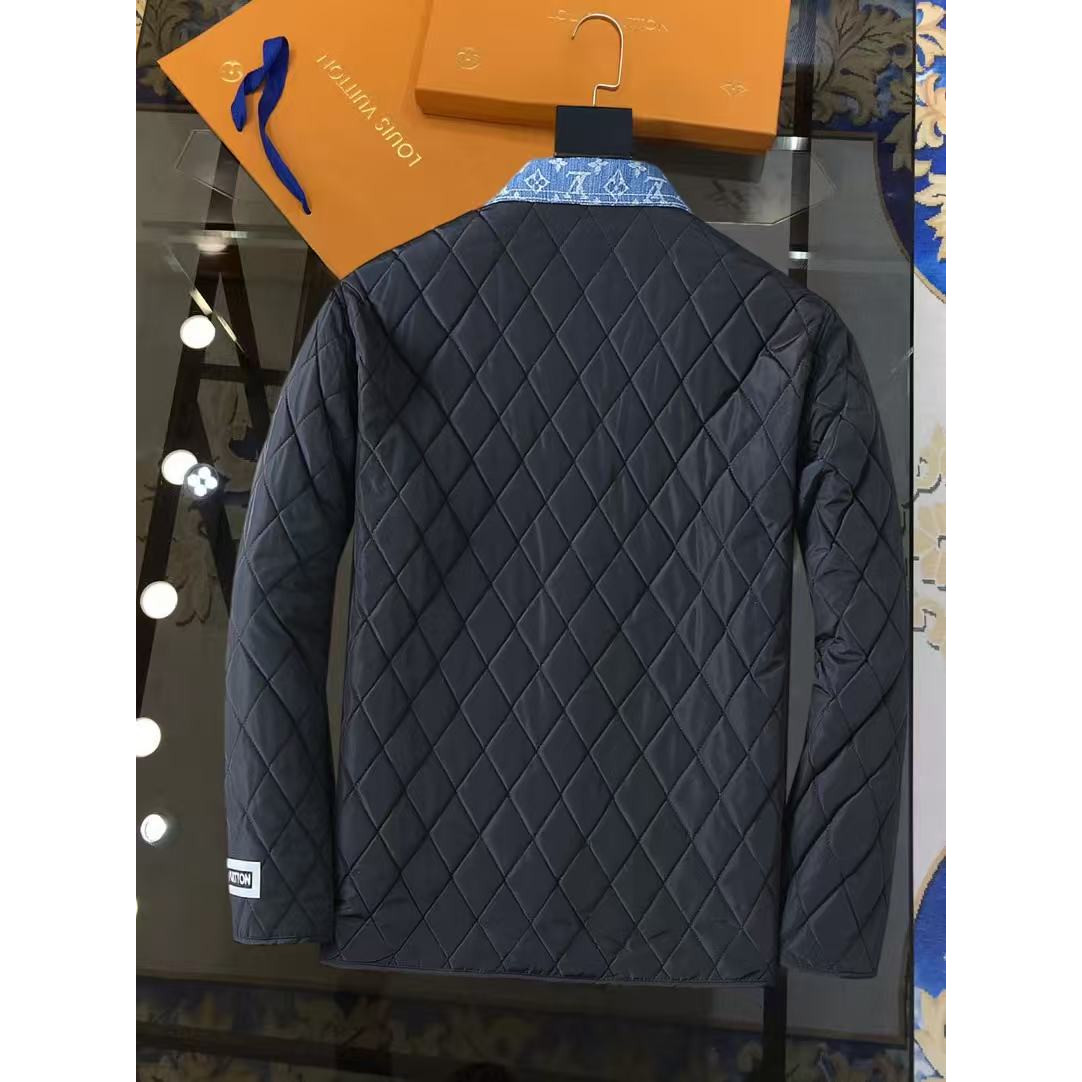 <p>LV 加厚棉服外套(黑)</p>
