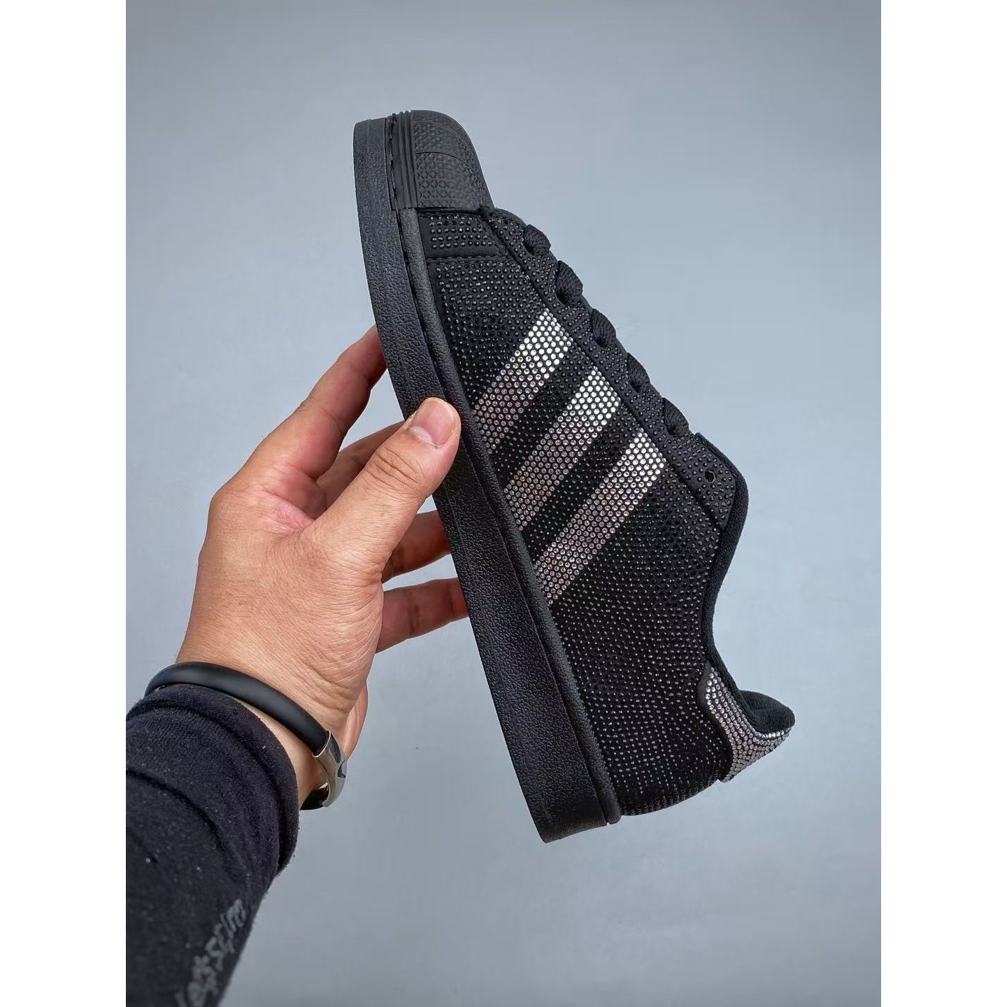 <p>Adidas SUPERSTAR II W &nbsp;经典贝壳头(黑)</p>