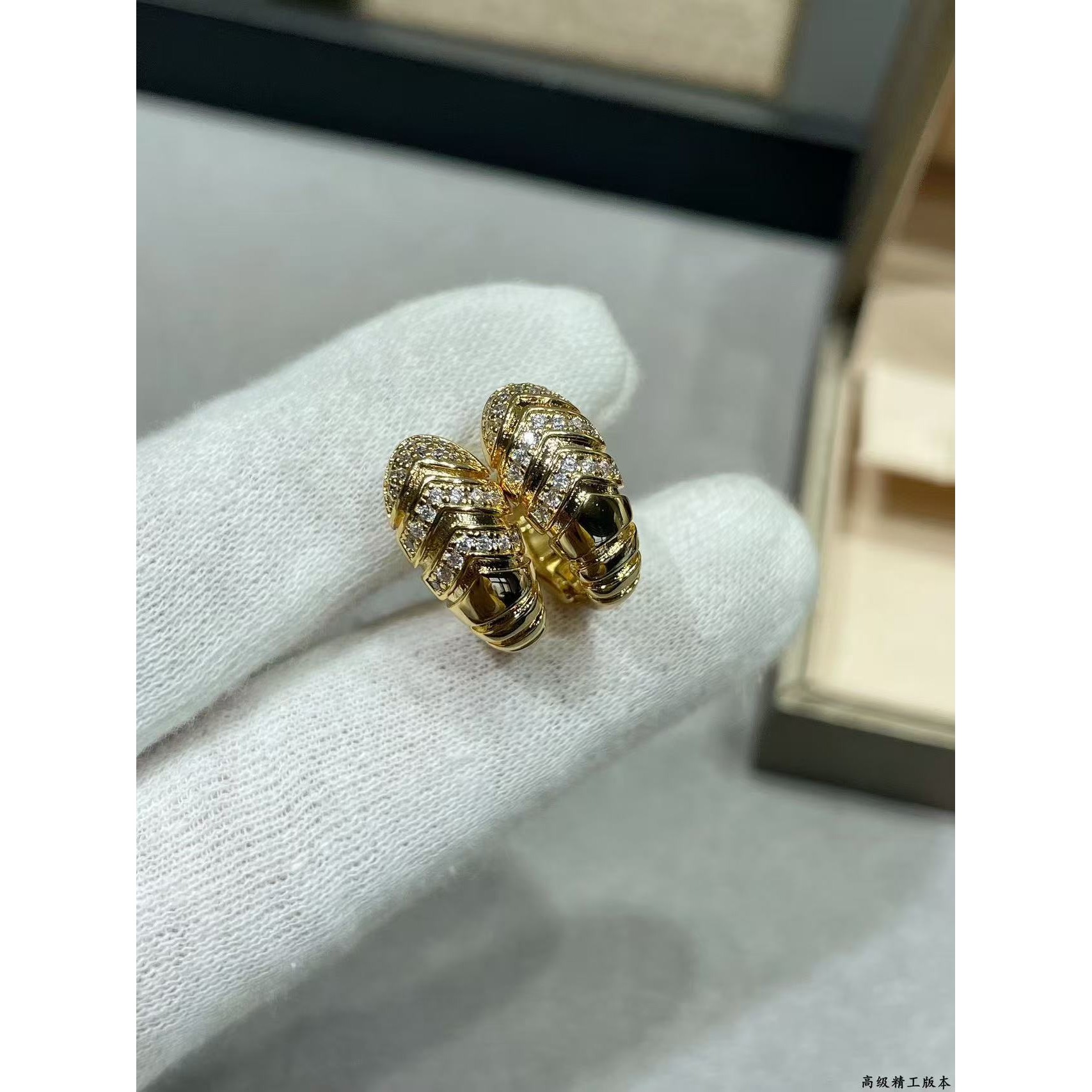 <p>BVLGARI&nbsp;灵蛇耳拍</p>