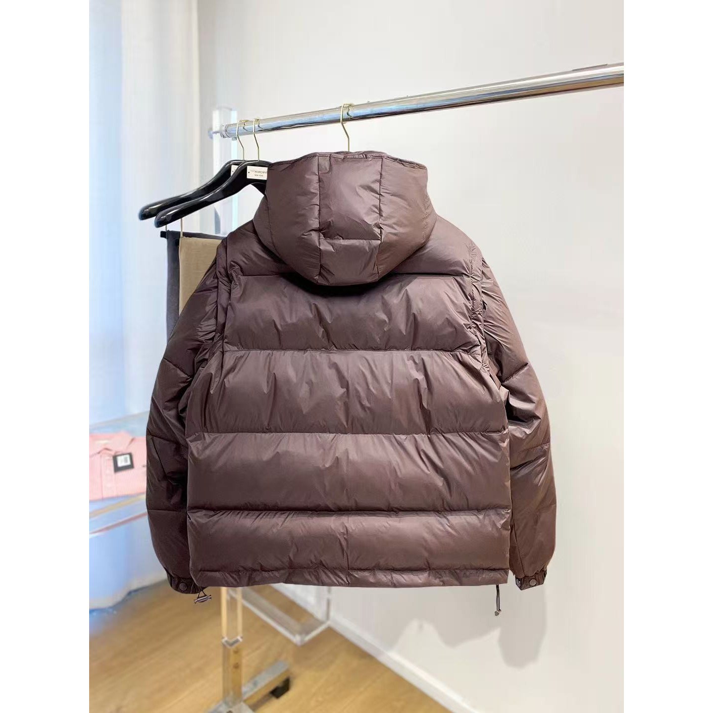 <p>MONCLER 秋冬新款羽绒服(棕色)</p>