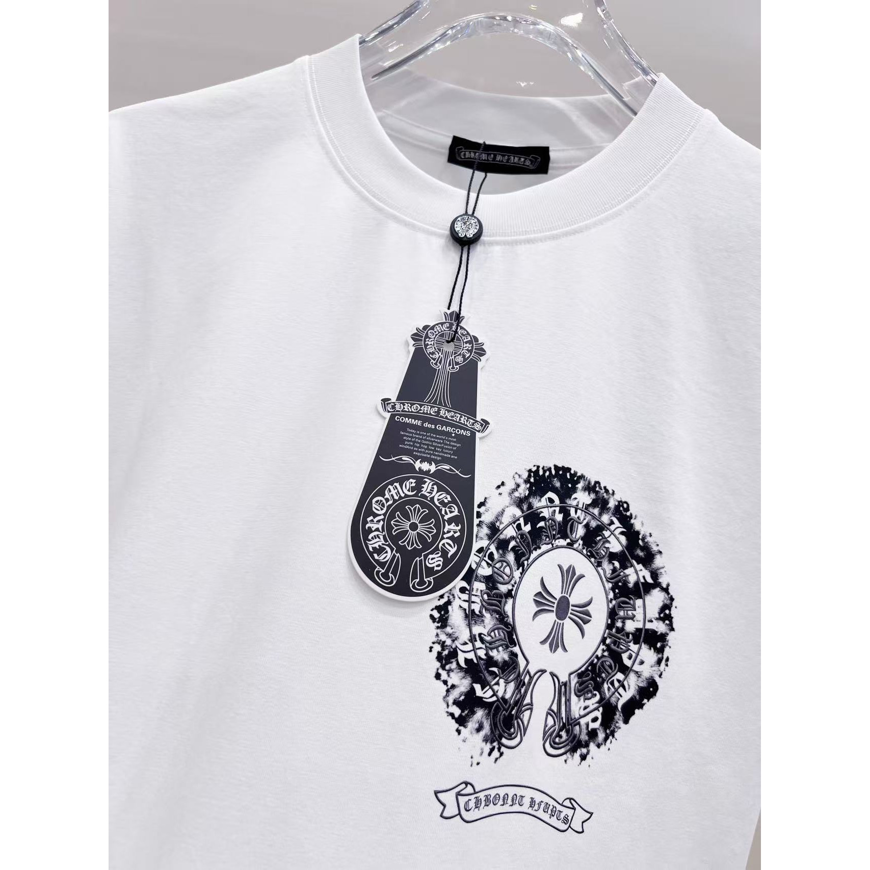 <p>CHROME HEARTS 短袖圆领T恤(白)</p>