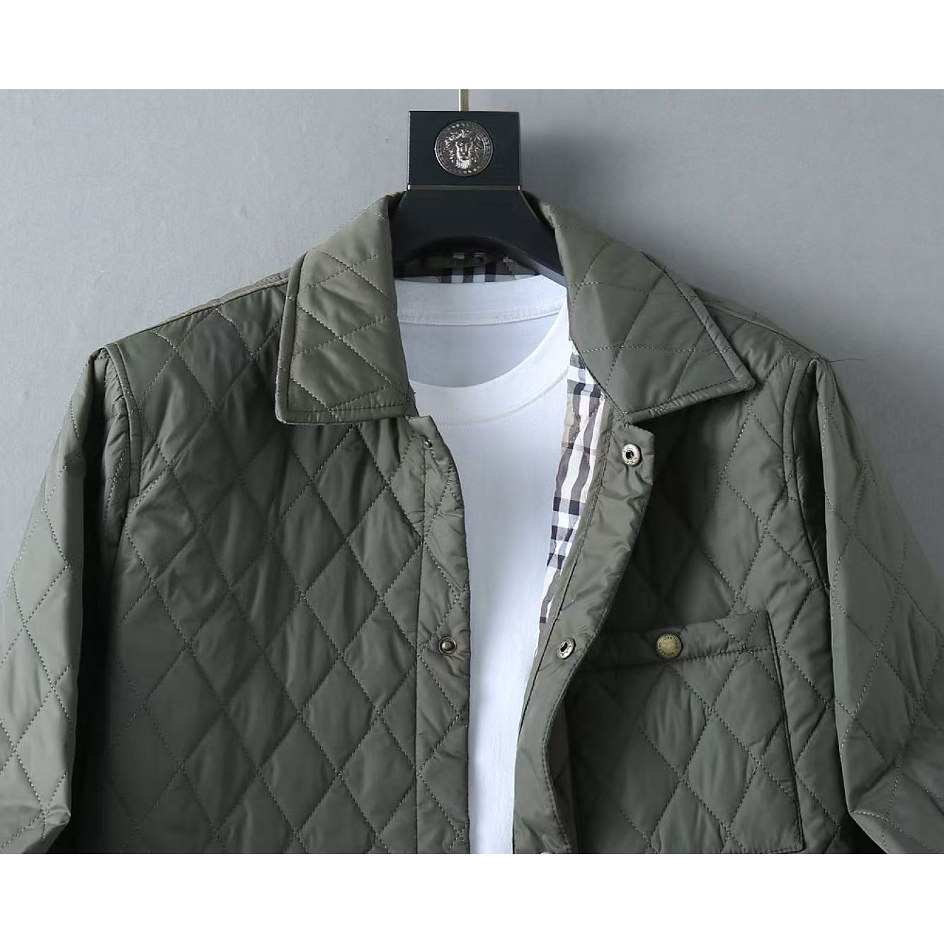 <p>BURBERRY 加厚棉服外套(綠)</p>