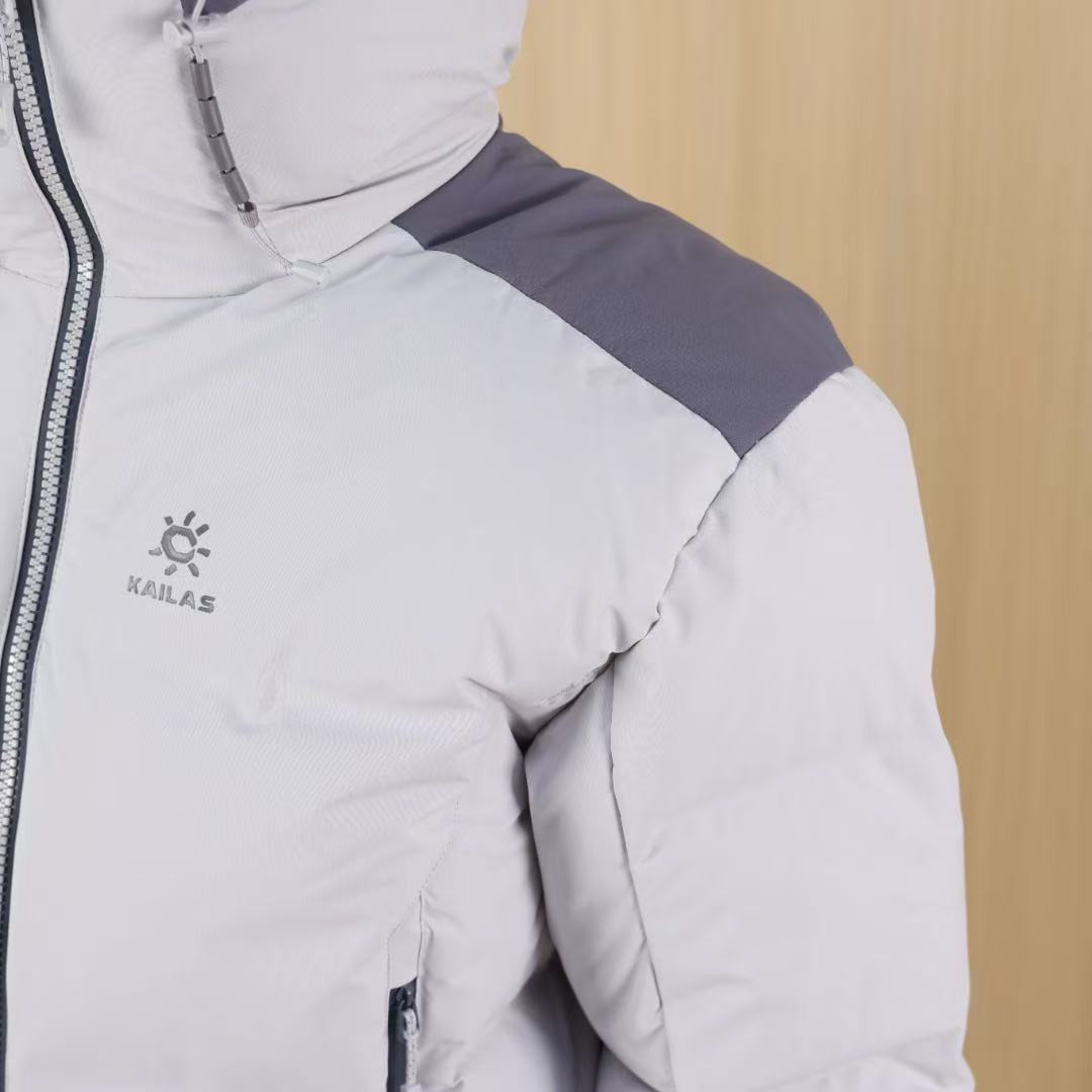<p>KAILAS 达古冬季户外抗寒加厚登山防风服(灰)</p>