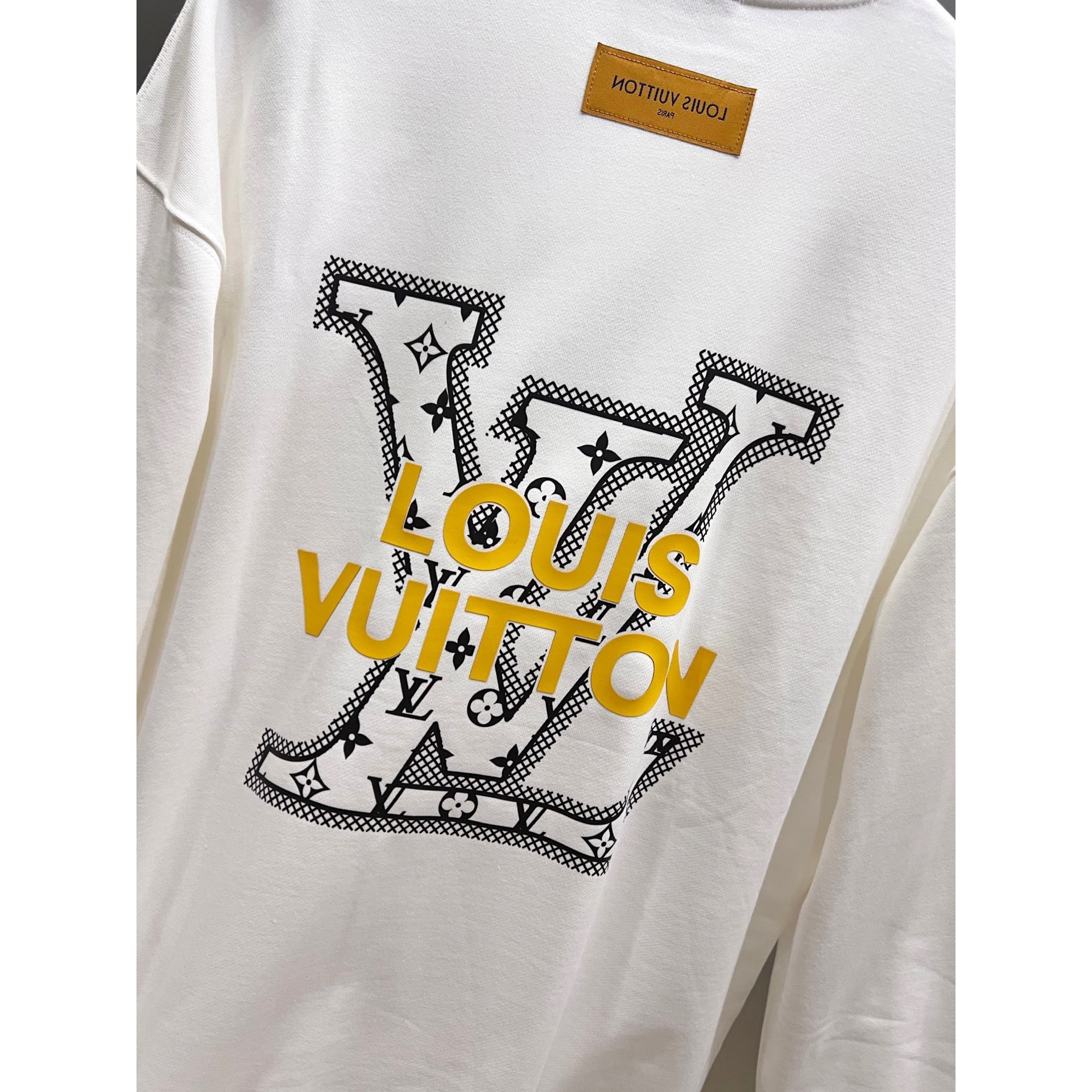 <p>LV 圆领长袖卫衣(白)</p>