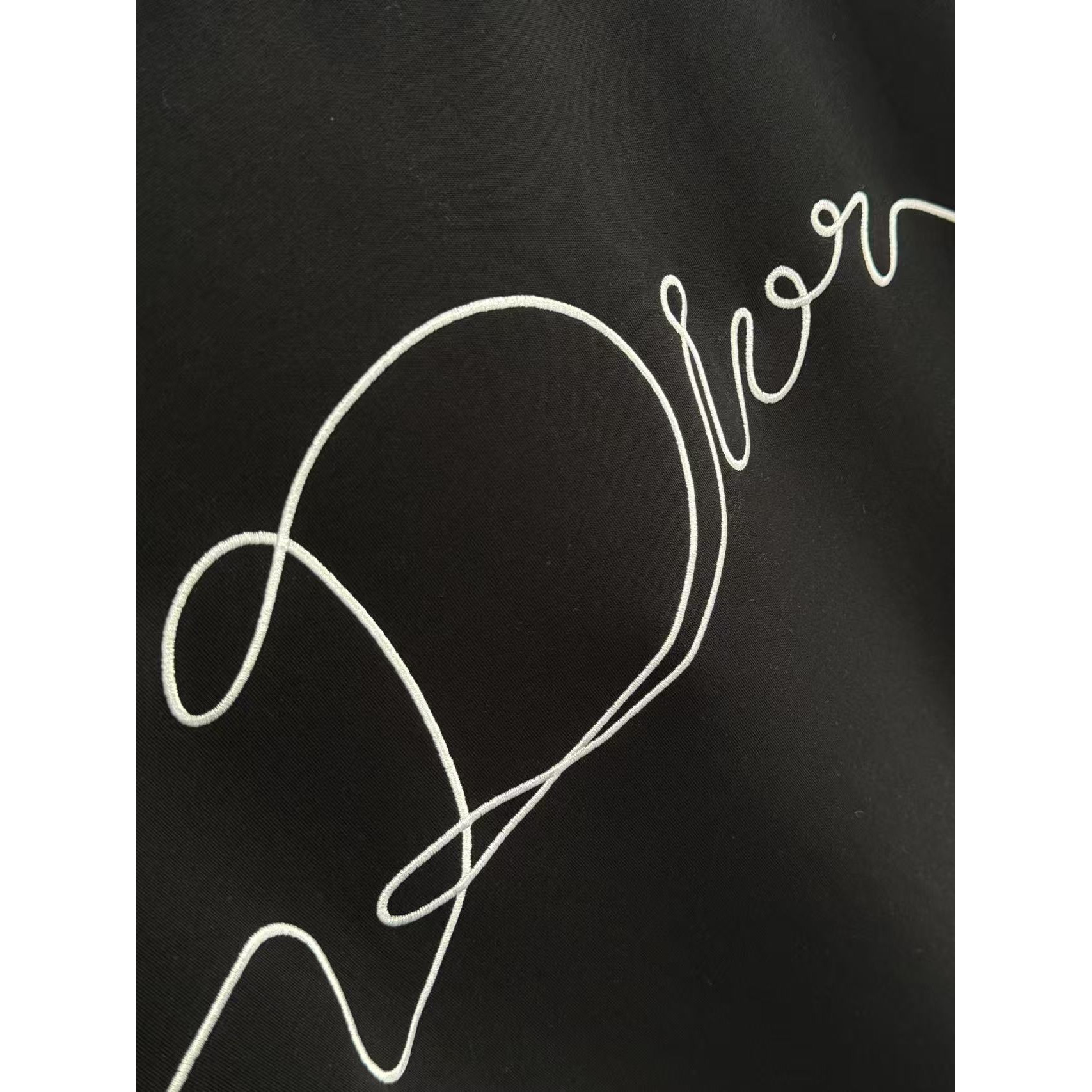 <p>DIOR 刺绣短袖T恤(黑)</p>