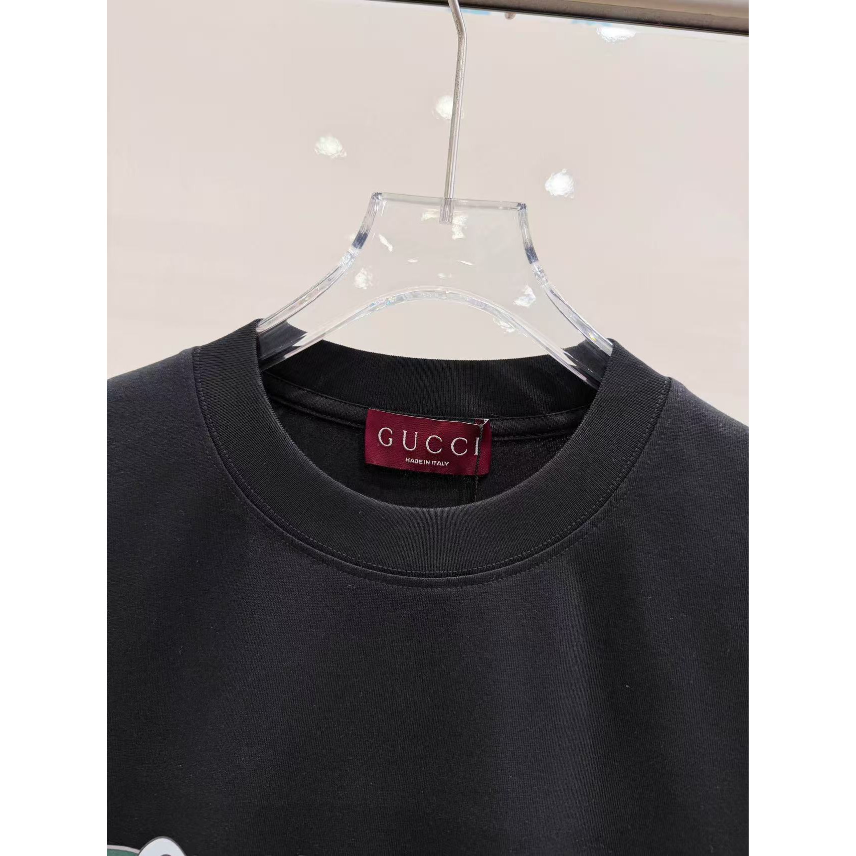 <p>&nbsp;GUCCI logo字母印花短袖T恤(黑)&nbsp;</p>