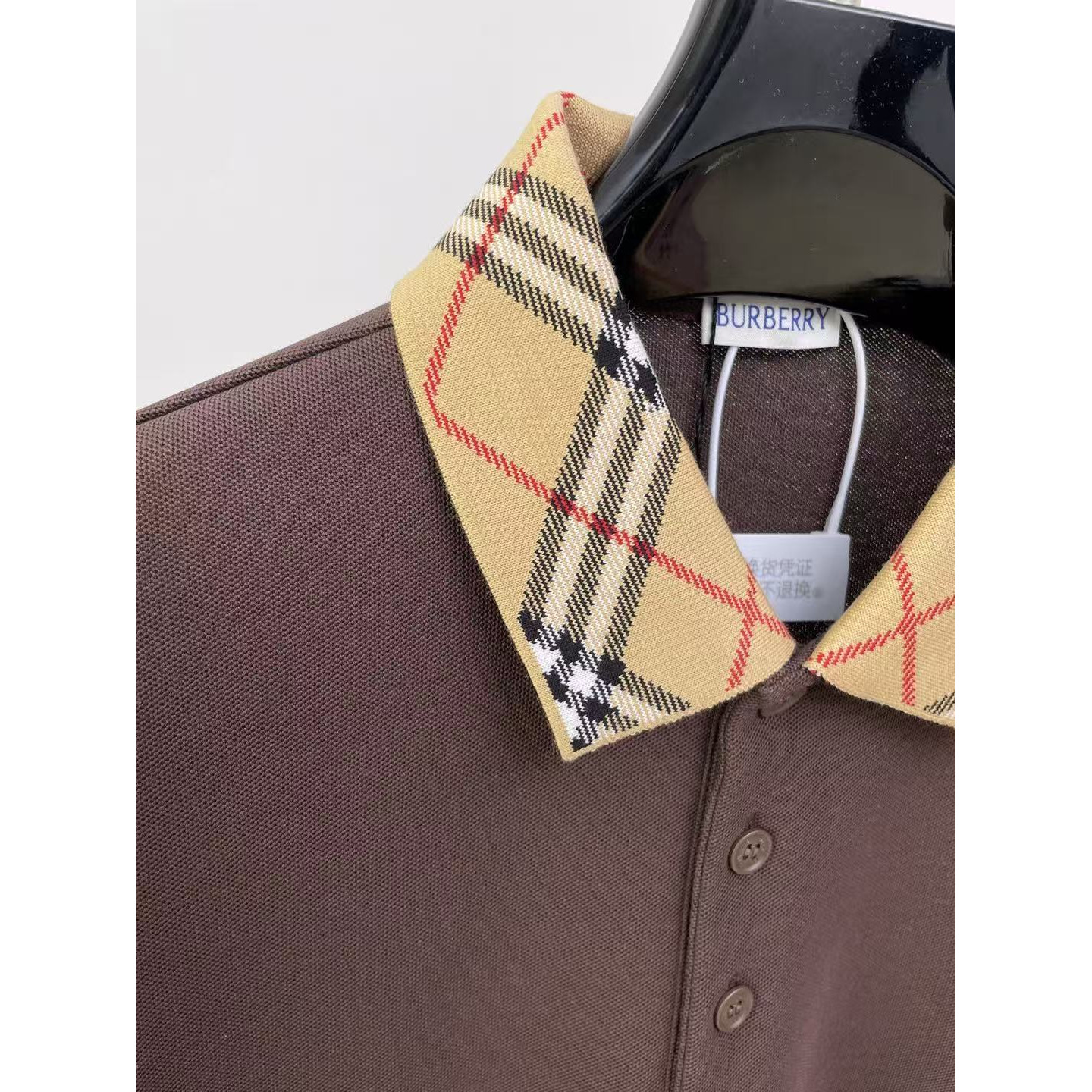 <p>BURBERRY 长袖Polo衫(棕)</p>