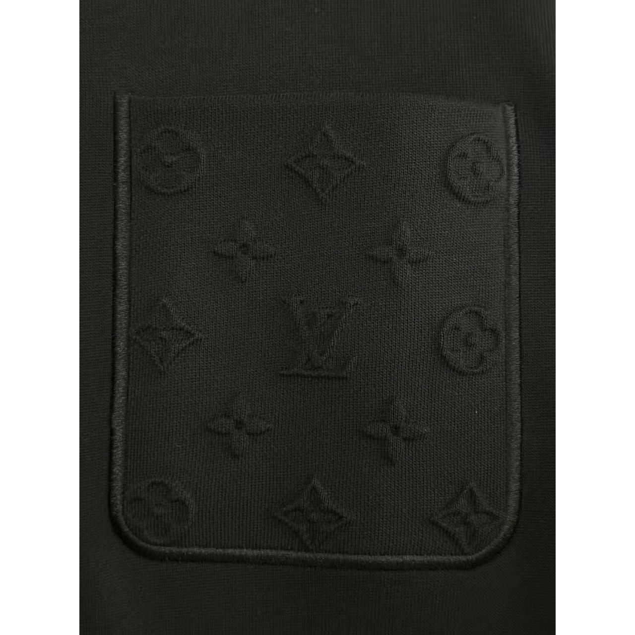 <p>LV 刺绣圆领卫衣(黑)</p>