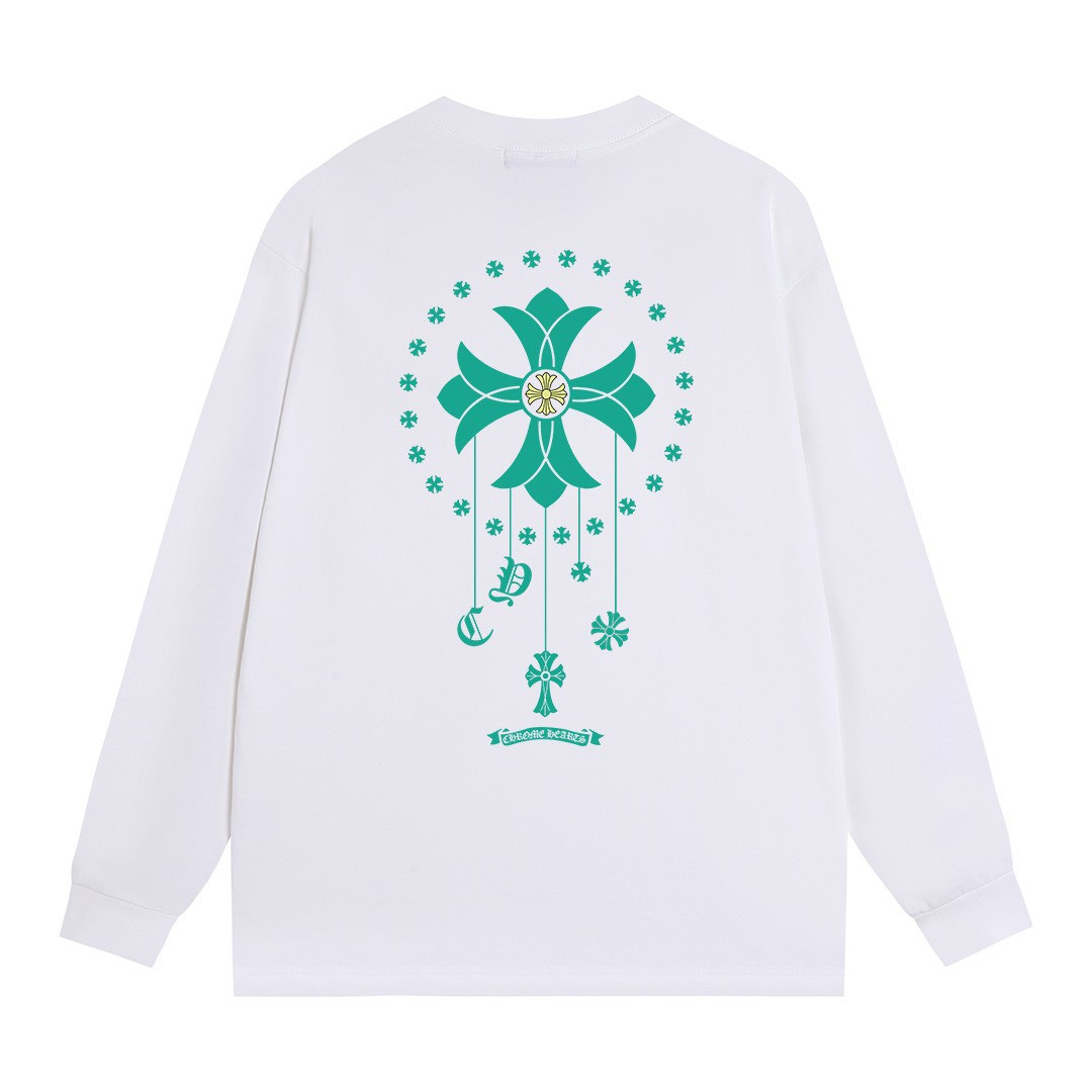 <p>CHROME HEARTS 长袖T恤(白)</p>
