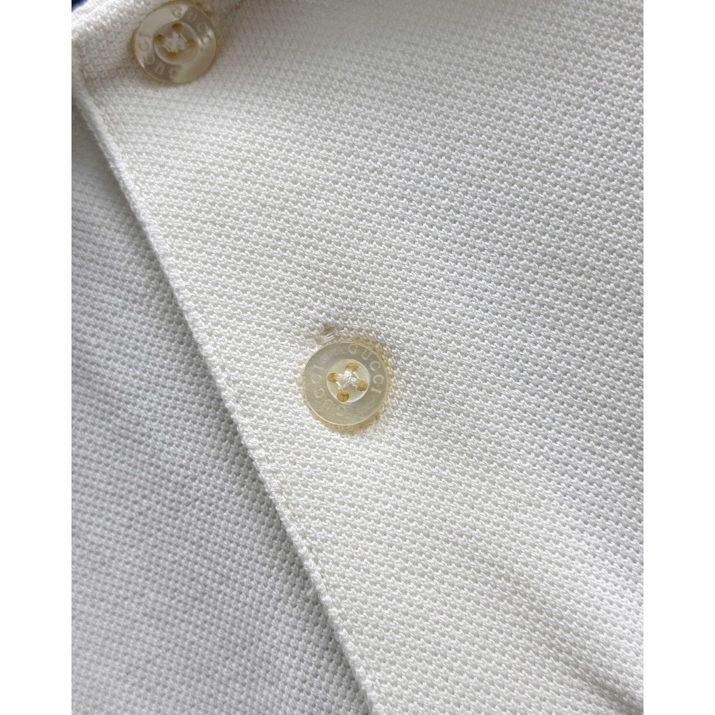 <p>GUCCI&nbsp;短袖翻领polo衫(白)</p>