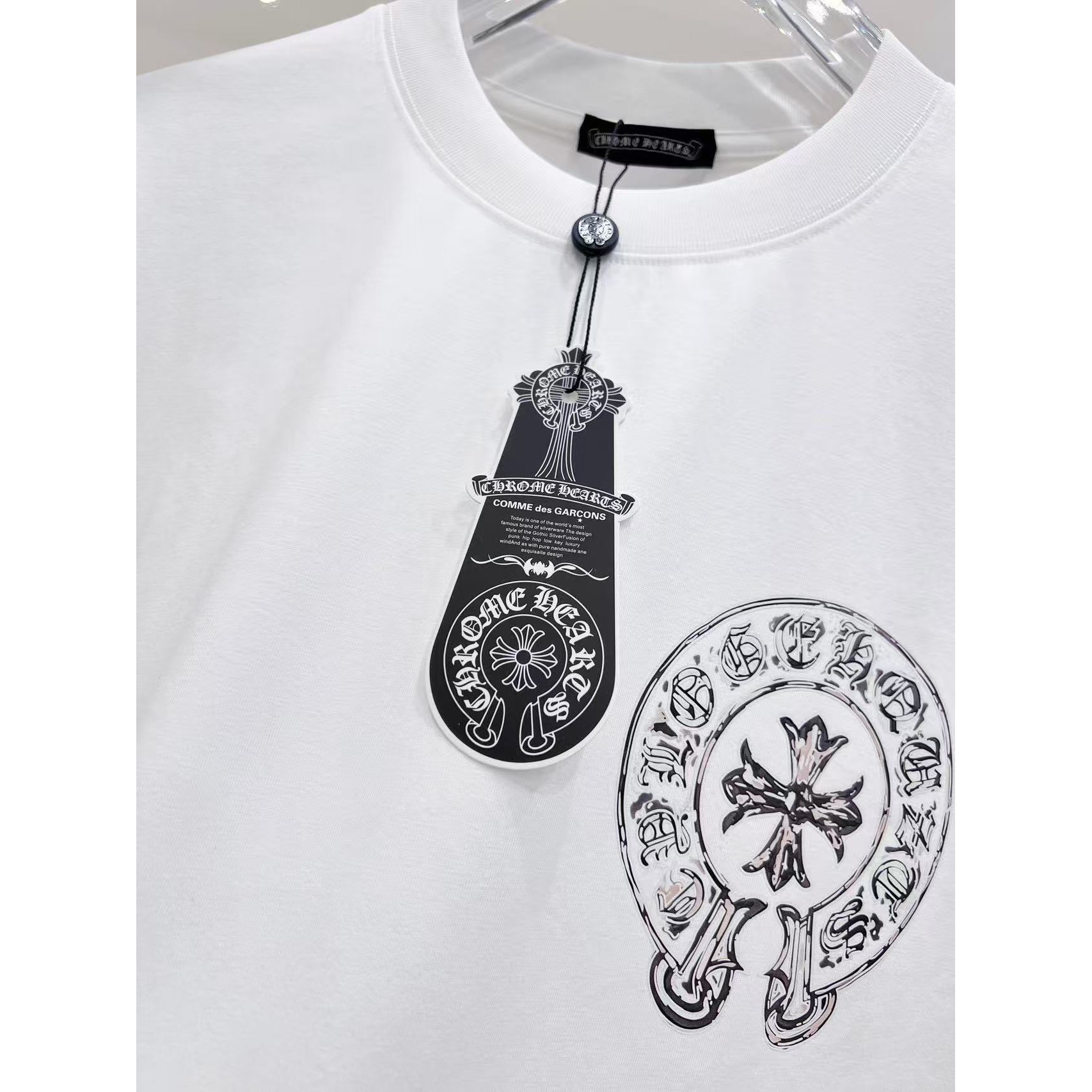 <p>CHROME HEARTS 手绘泼墨短袖t恤(白)</p>