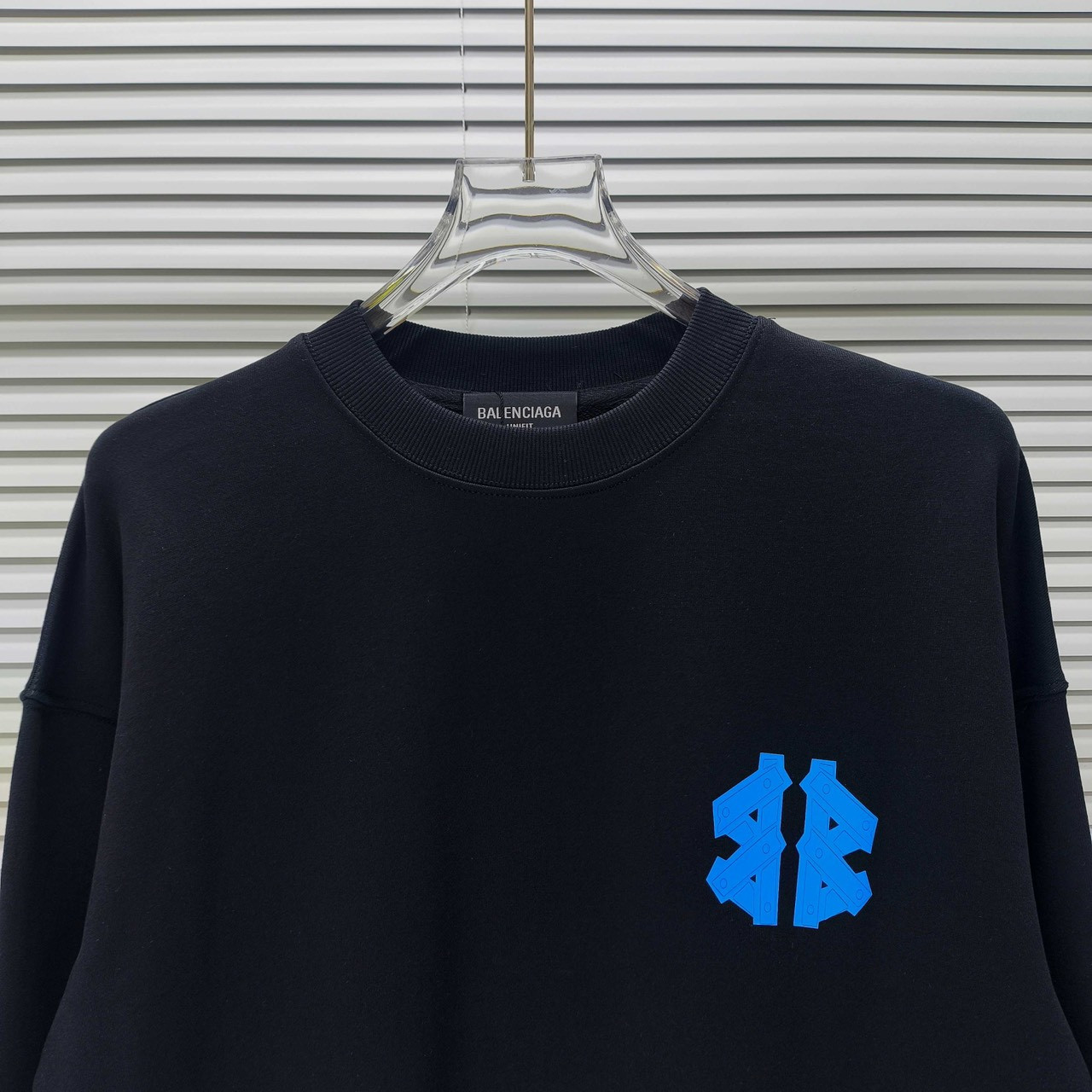 <p>Balenciaga 圆领长袖卫衣(黑)</p>